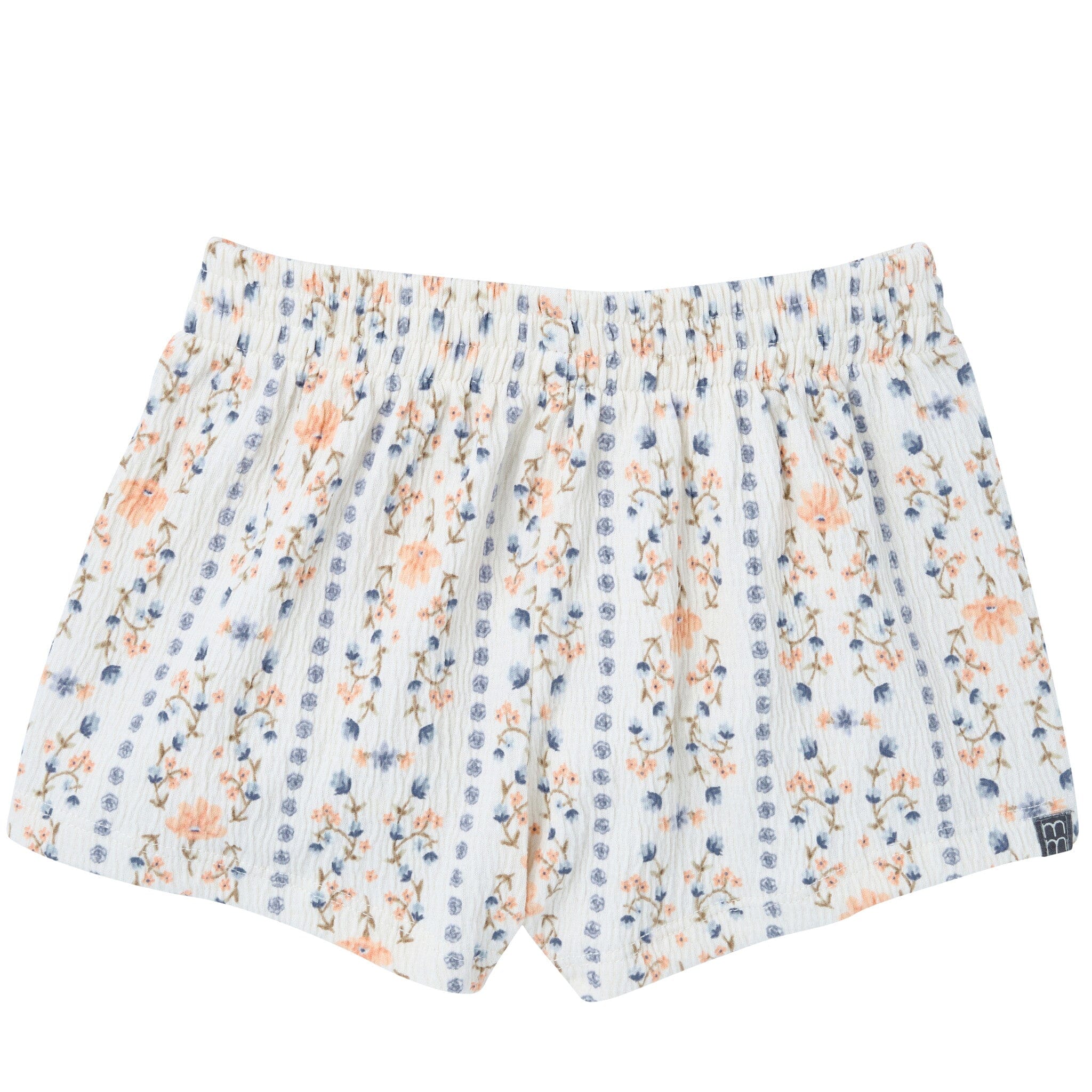 2-Piece Girls Floral Stripe Top and Shorts Set - Image 5