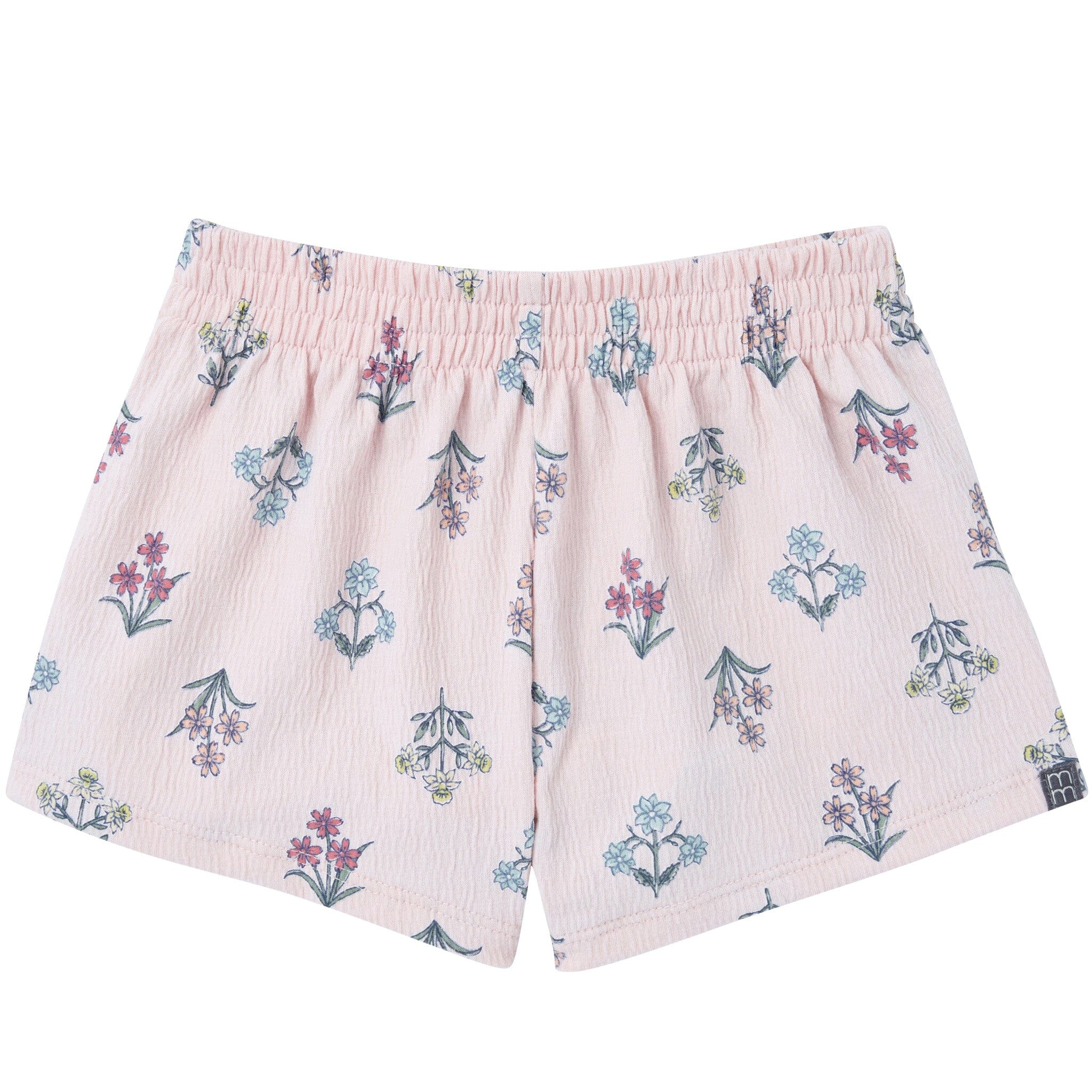 2-Piece Girls Pink Floral Top and Shorts Set - Image 6