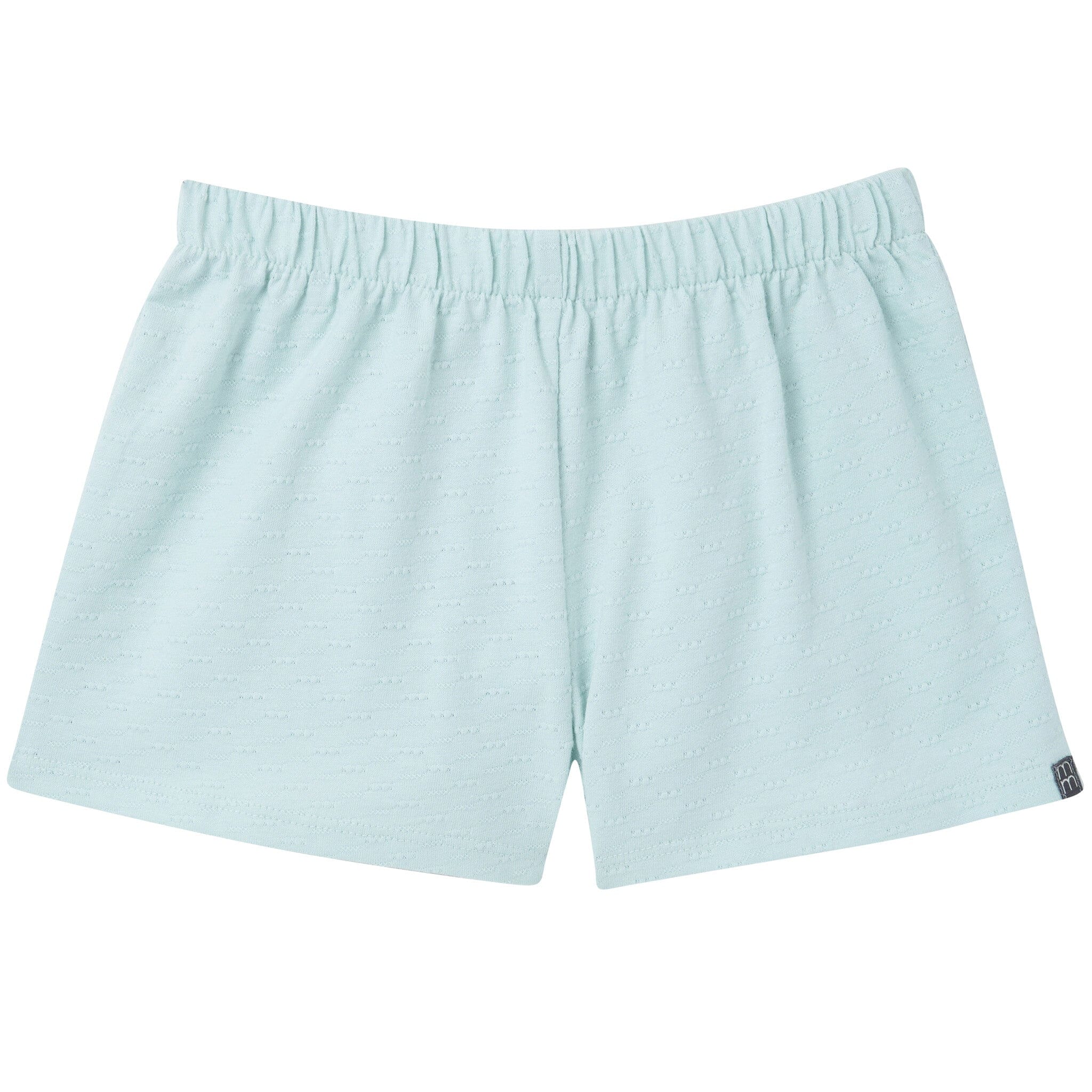2-Piece Girls Misty Blue Eyelet Top and Shorts Set - Image 6