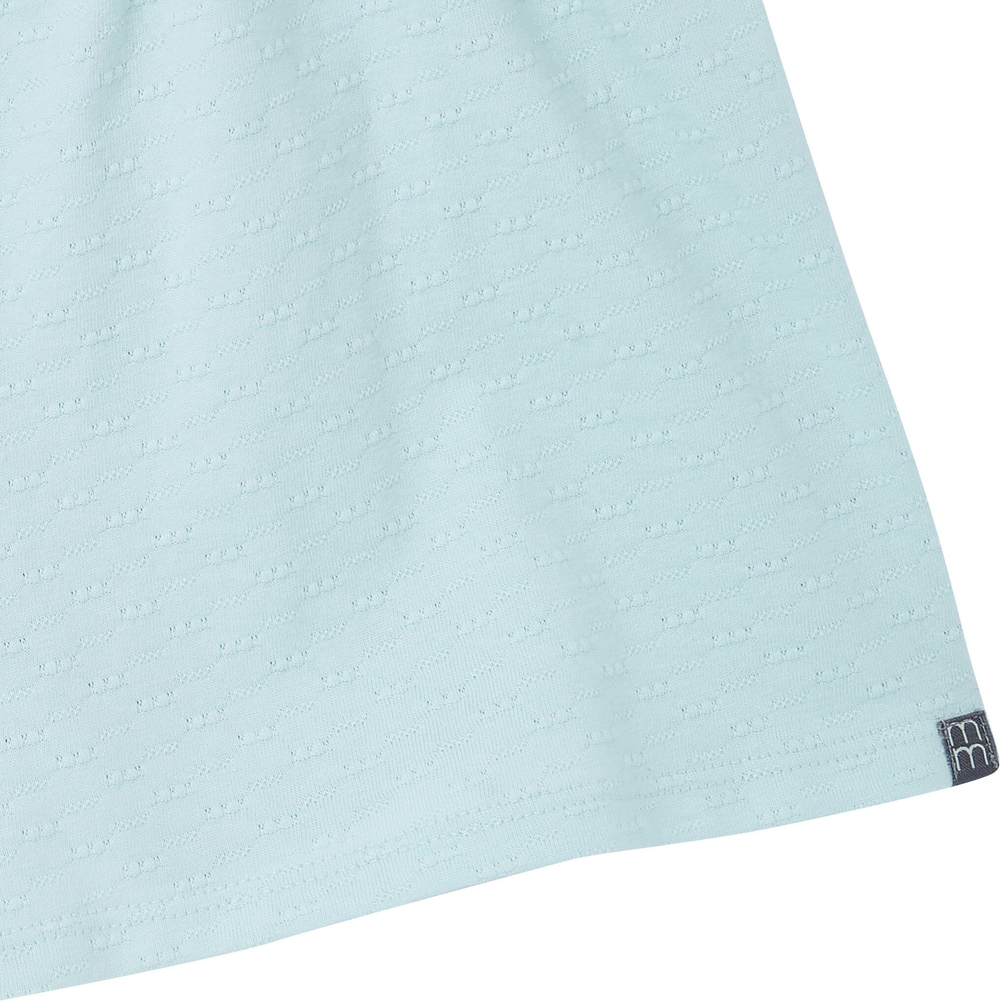 2-Piece Girls Misty Blue Eyelet Top and Shorts Set - Image 9