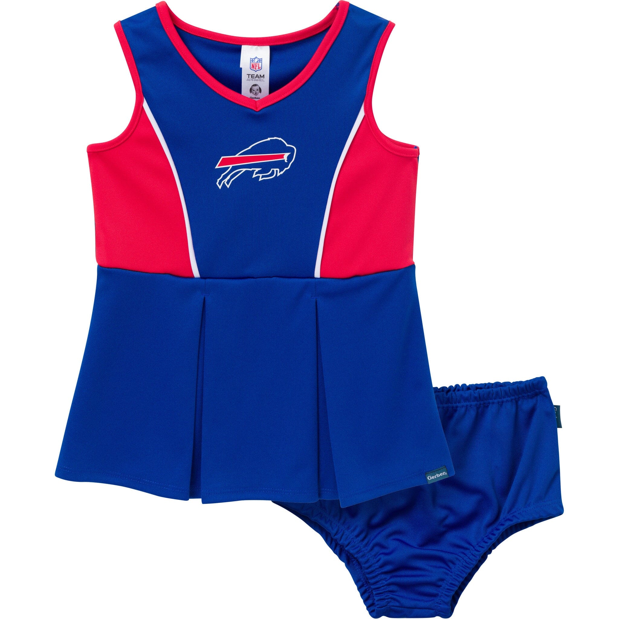 2-Piece Infant & Toddler Girls Buffalo Bills Cheer Dress Set