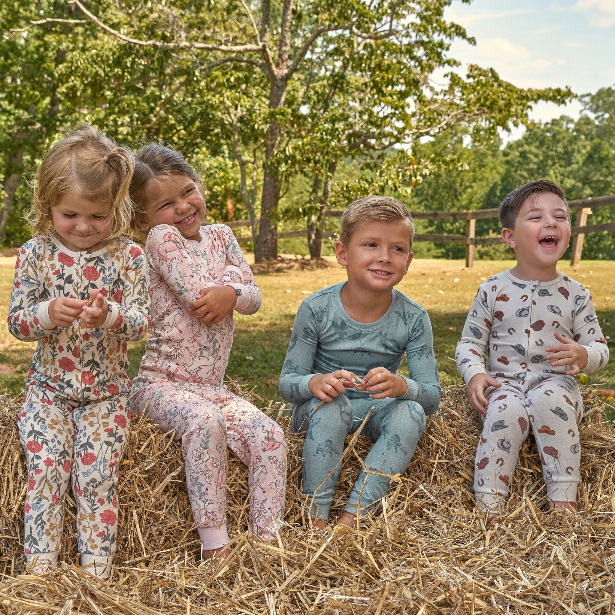 2-Piece Boys Woodland Animals Snug Fit Pajama Set - Image 3