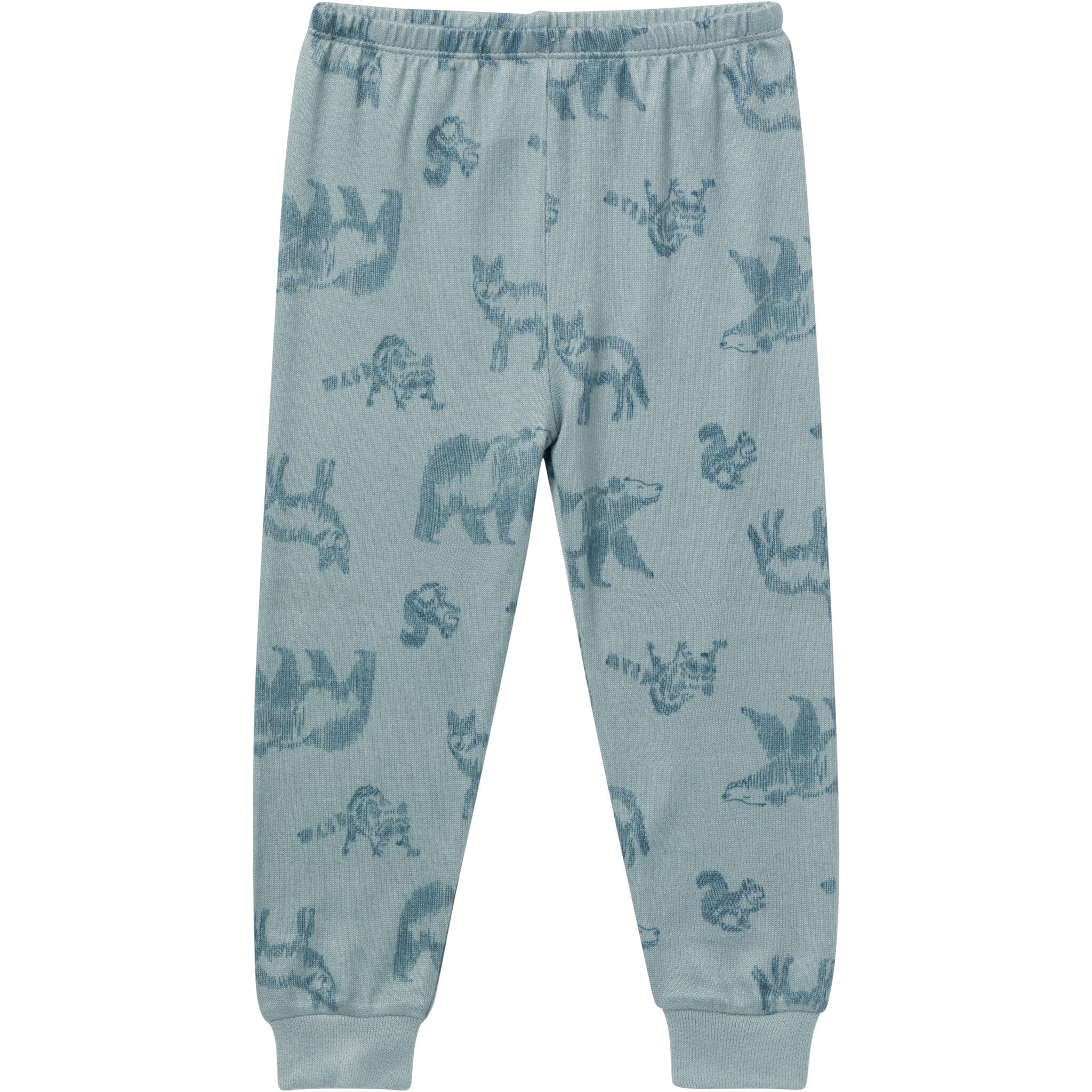 2-Piece Boys Woodland Animals Snug Fit Pajama Set - Image 7