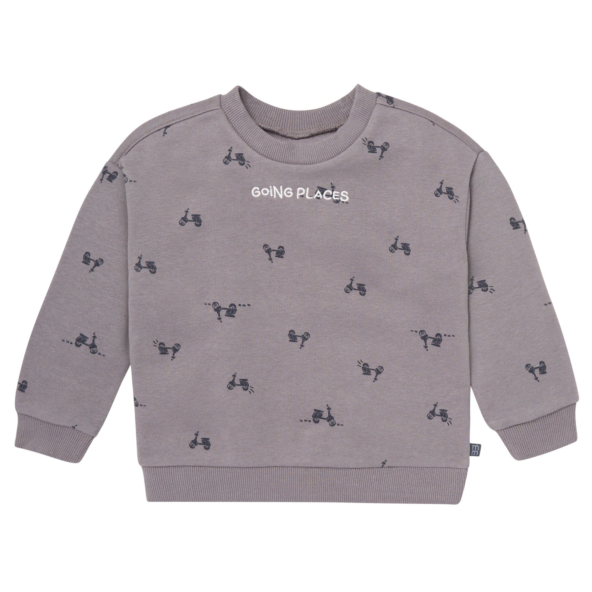 2-Piece Boys Grey Scooter Sweatshirt and Jogger Set - Image 4