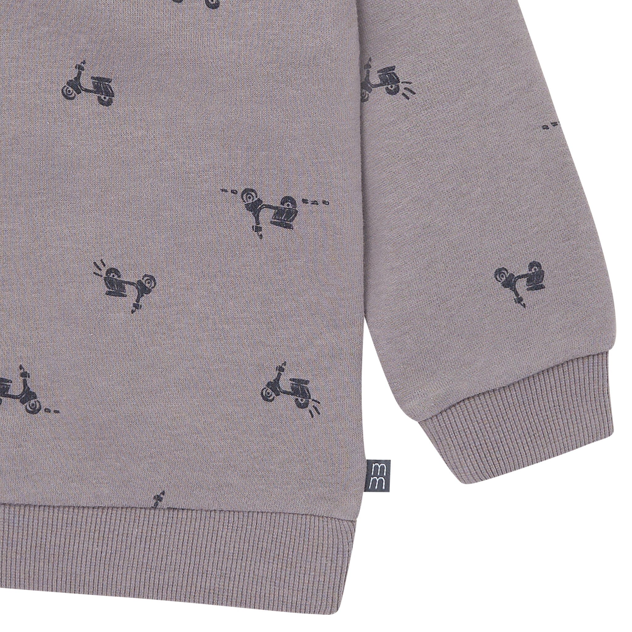 2-Piece Boys Grey Scooter Sweatshirt and Jogger Set - Image 6