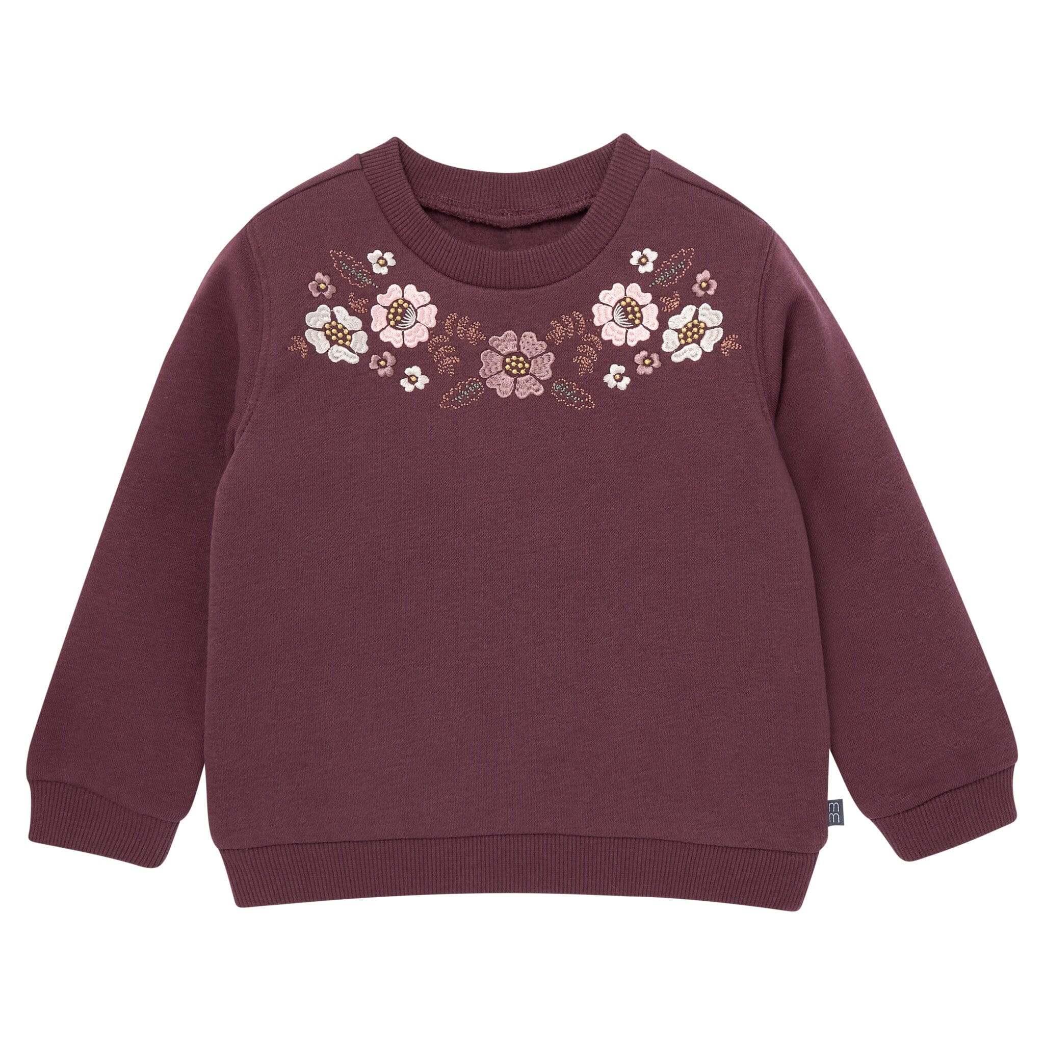 2-Piece Girls Floral Embroidery Sweatshirt and Jogger Set - Image 6