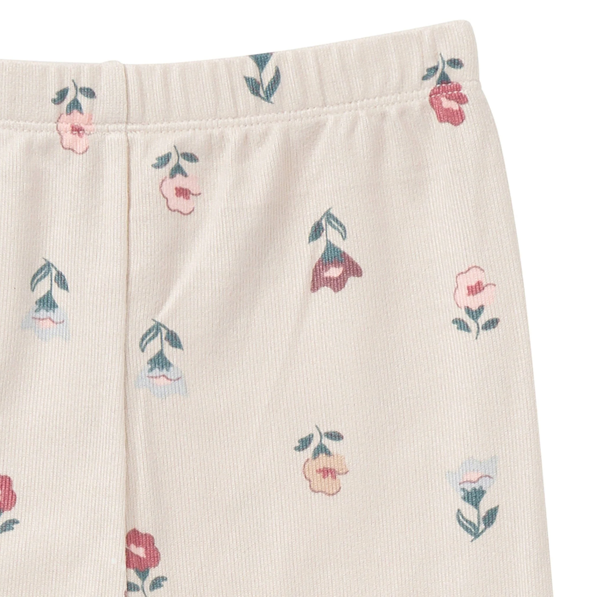 2-Piece Girls Small Flowers Ruffle Collar Top and Flare Pant Set - Image 9