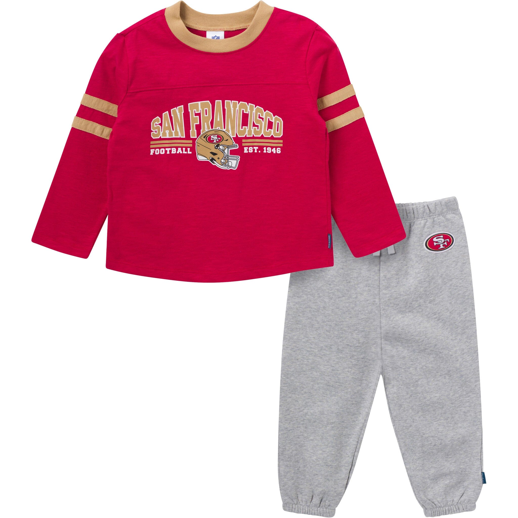 2-Piece Infant & Toddler Boys San Francisco 49ers Shirt and Sweatpant Set