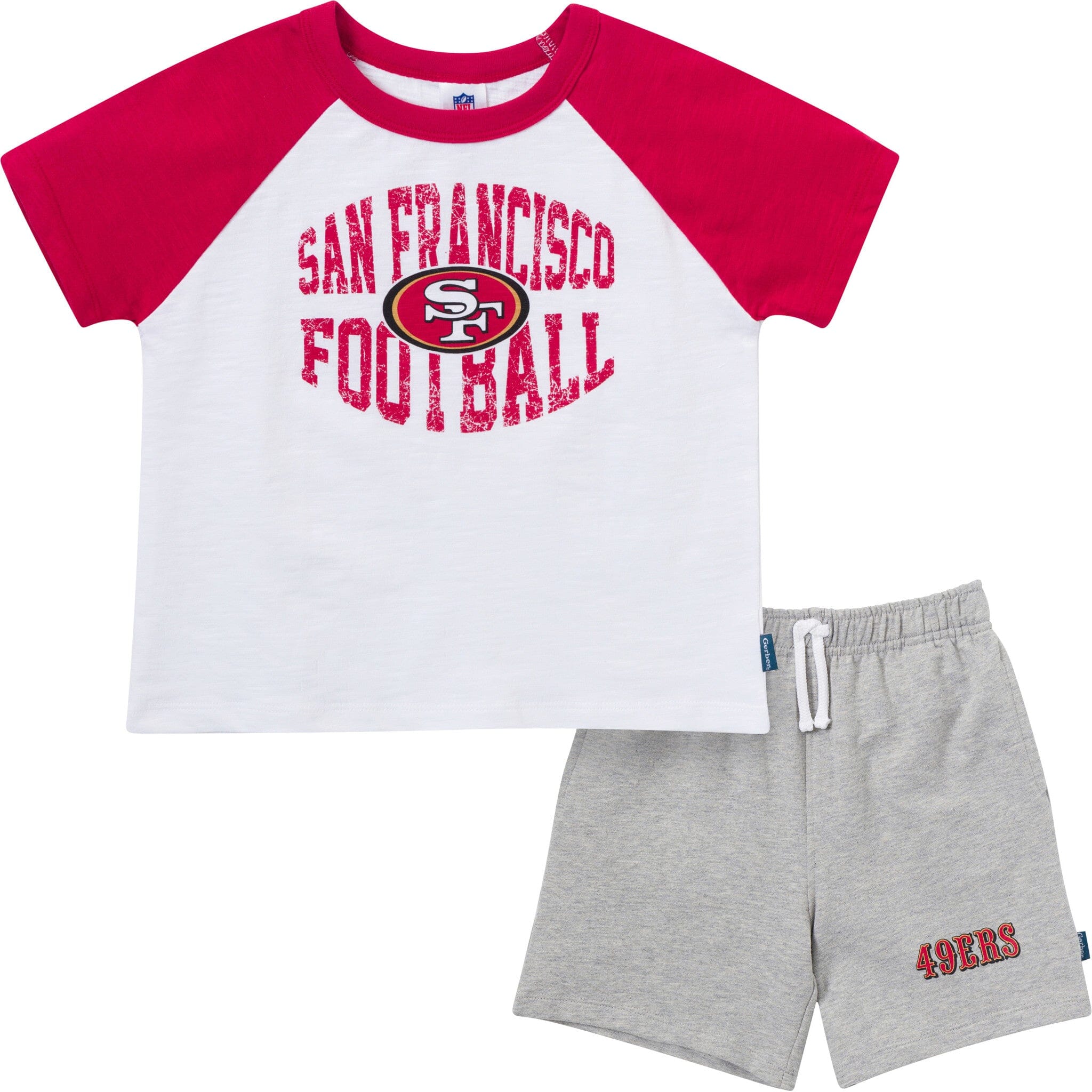 2-Piece Infant & Toddler Boys San Francisco 49ers T-Shirt and Shorts Set