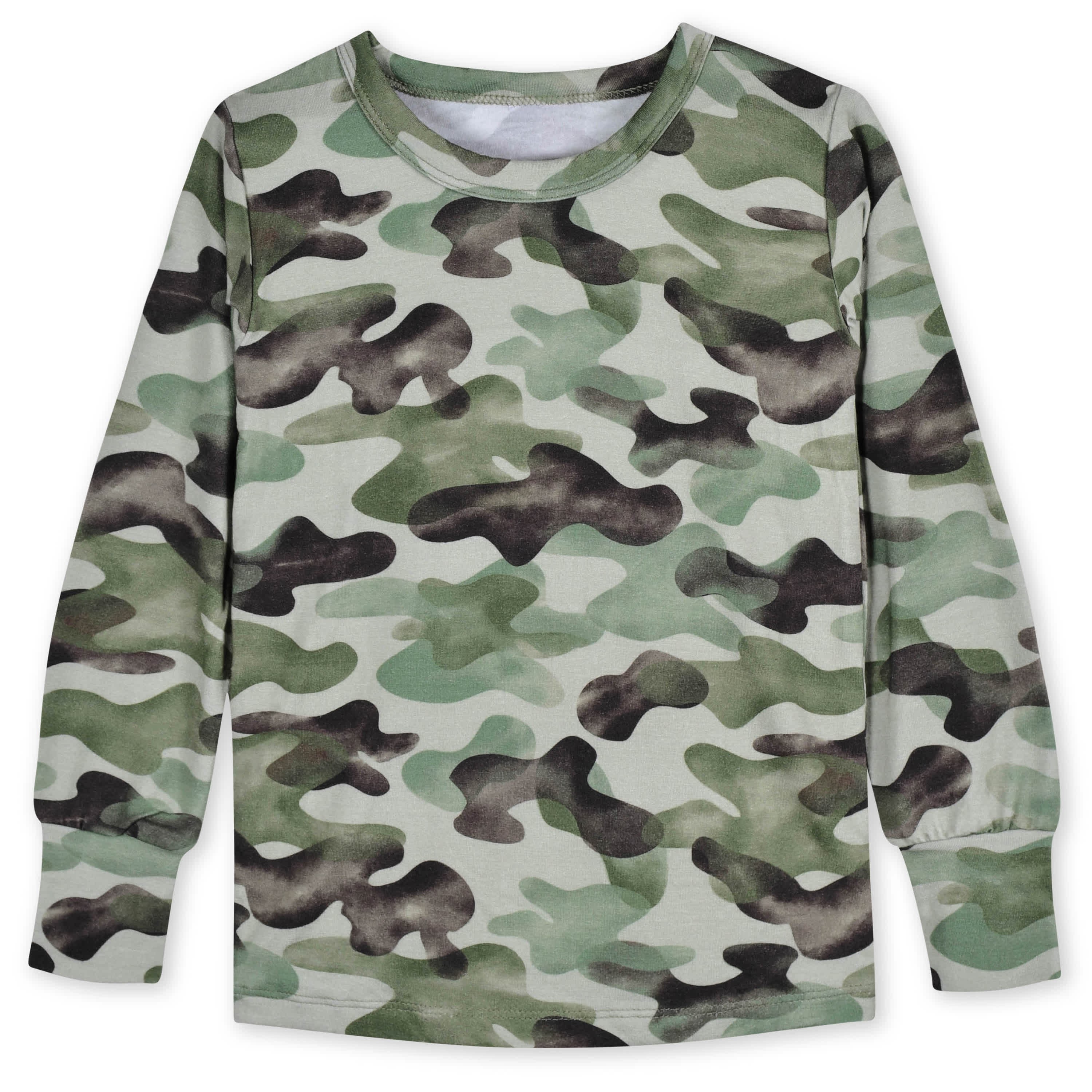 2-Piece Infant & Toddler Hide & Seek Camo Buttery Soft Viscose Made from Eucalyptus Snug Fit Pajamas - Image 5