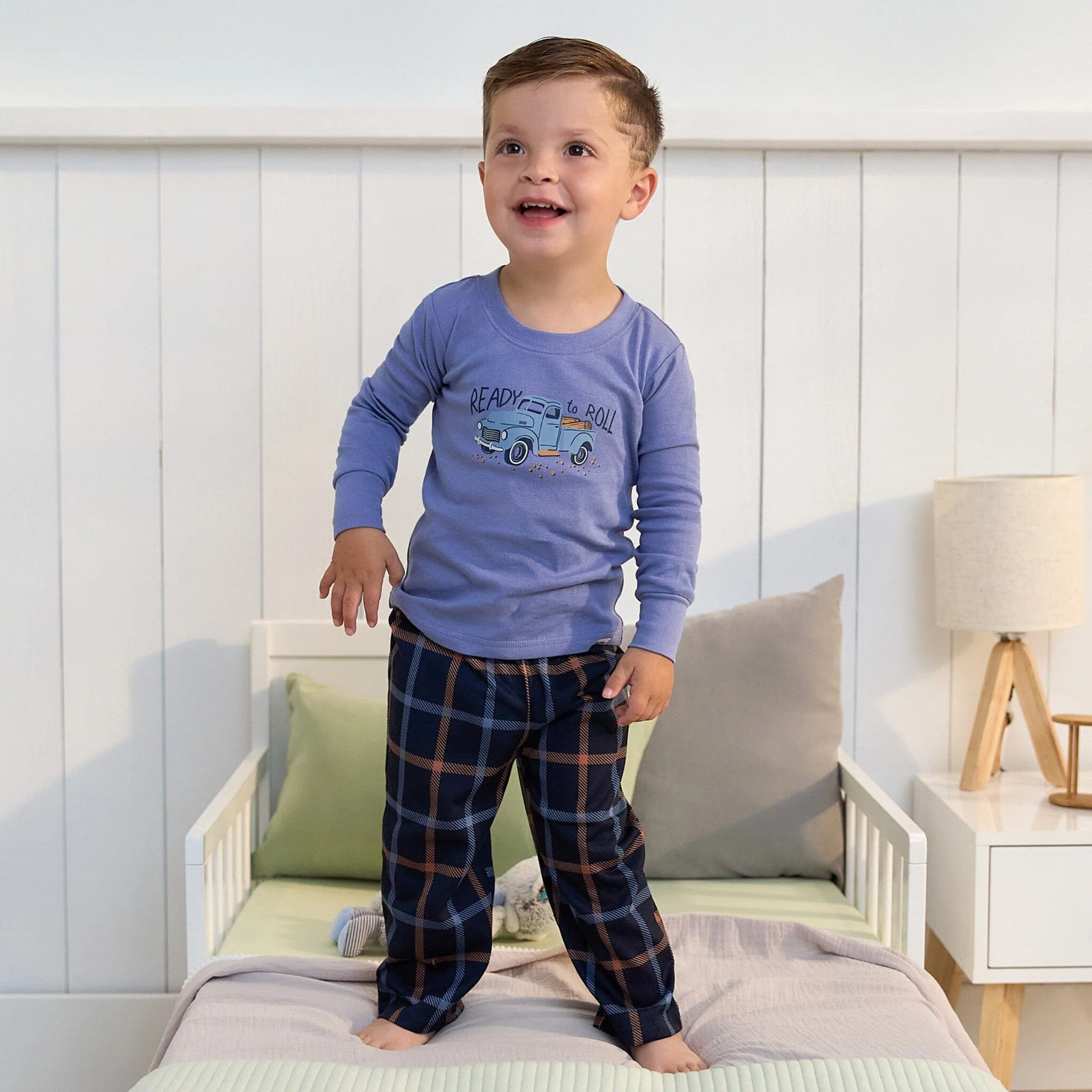 2-Piece Infant & Toddler Boys Car Pajama Set - Image 2