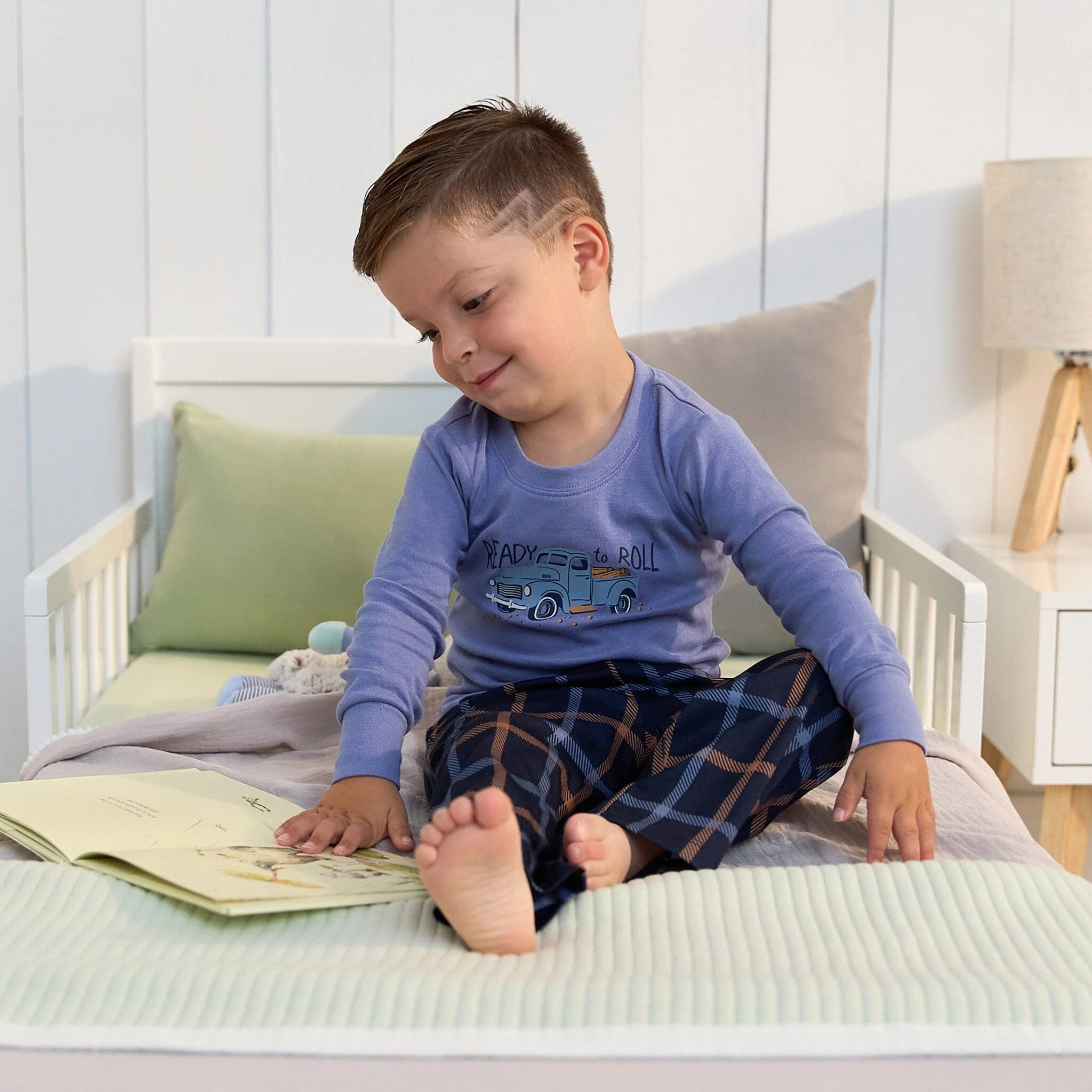 2-Piece Infant & Toddler Boys Car Pajama Set - Image 4
