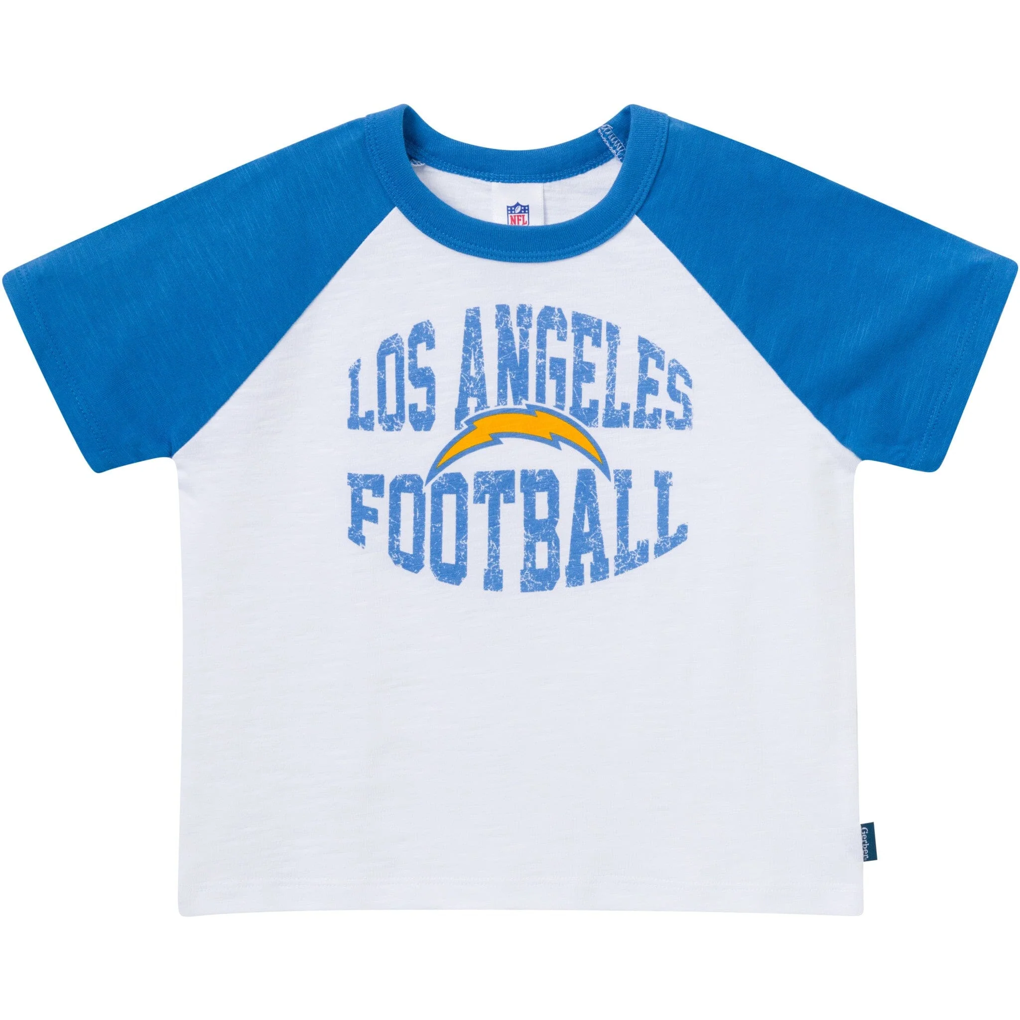 2-Piece Infant & Toddler Boys Los Angeles Chargers T-Shirt and Shorts Set - Image 2