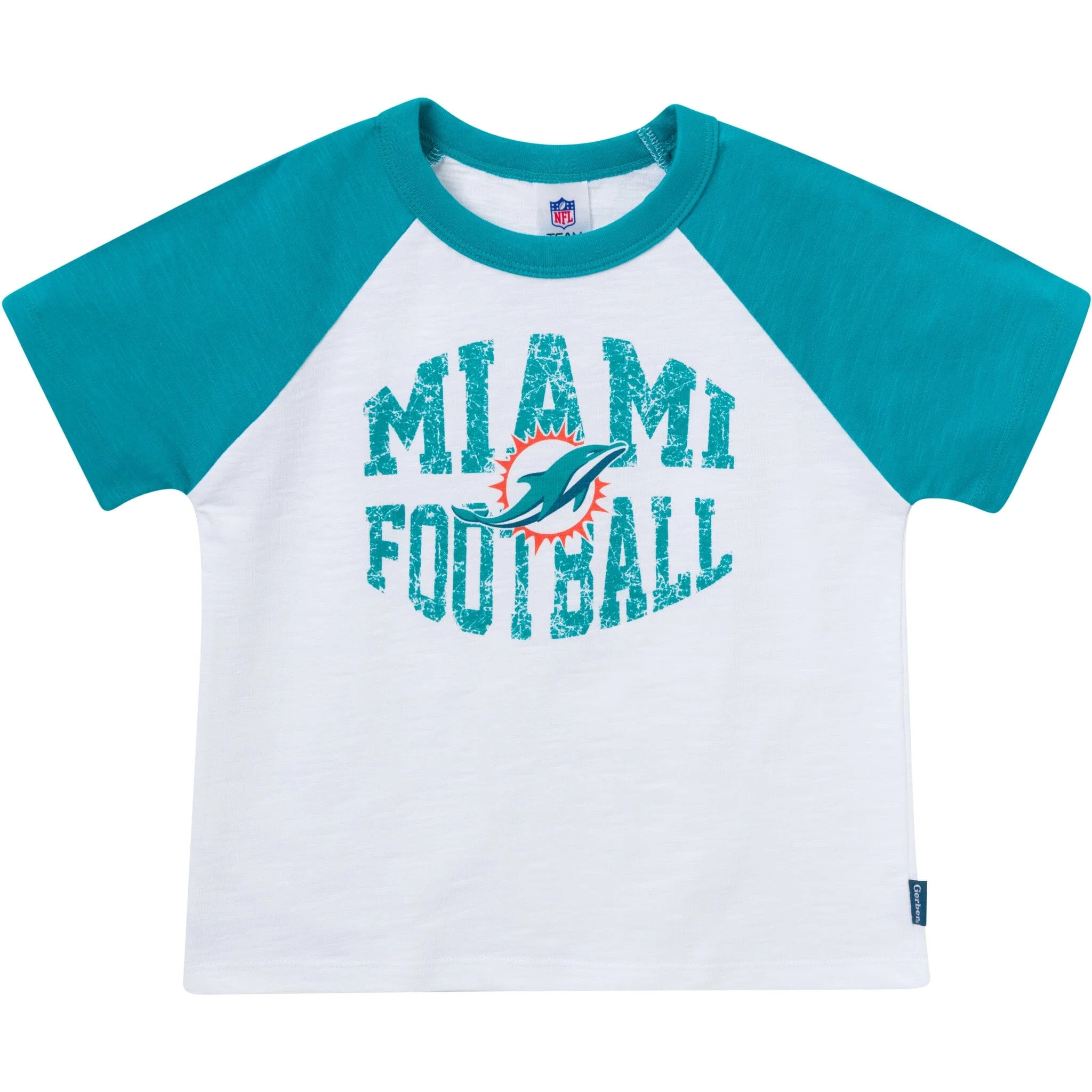 2-Piece Infant & Toddler Boys Miami Dolphins T-Shirt and Shorts Set - Image 2