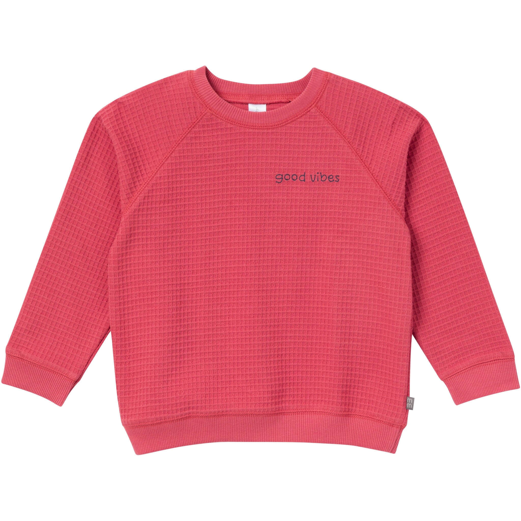 2-Piece Infant & Toddler Boys Dusty Red Long Sleeve Top and Shorts Set - Image 2