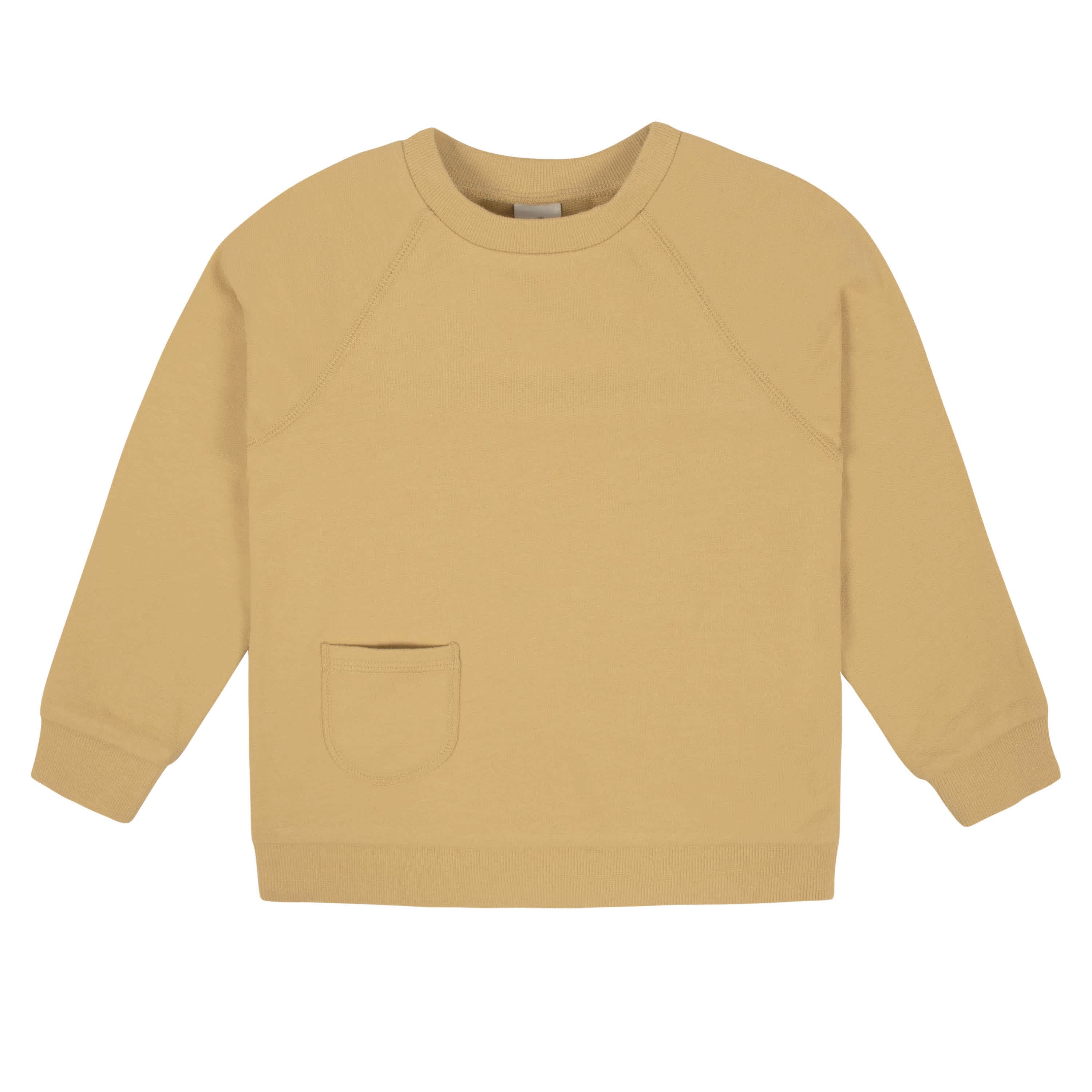 2-Piece Infant & Toddler Boys Mustard French Terry Pullover & Jogger Set - Image 2
