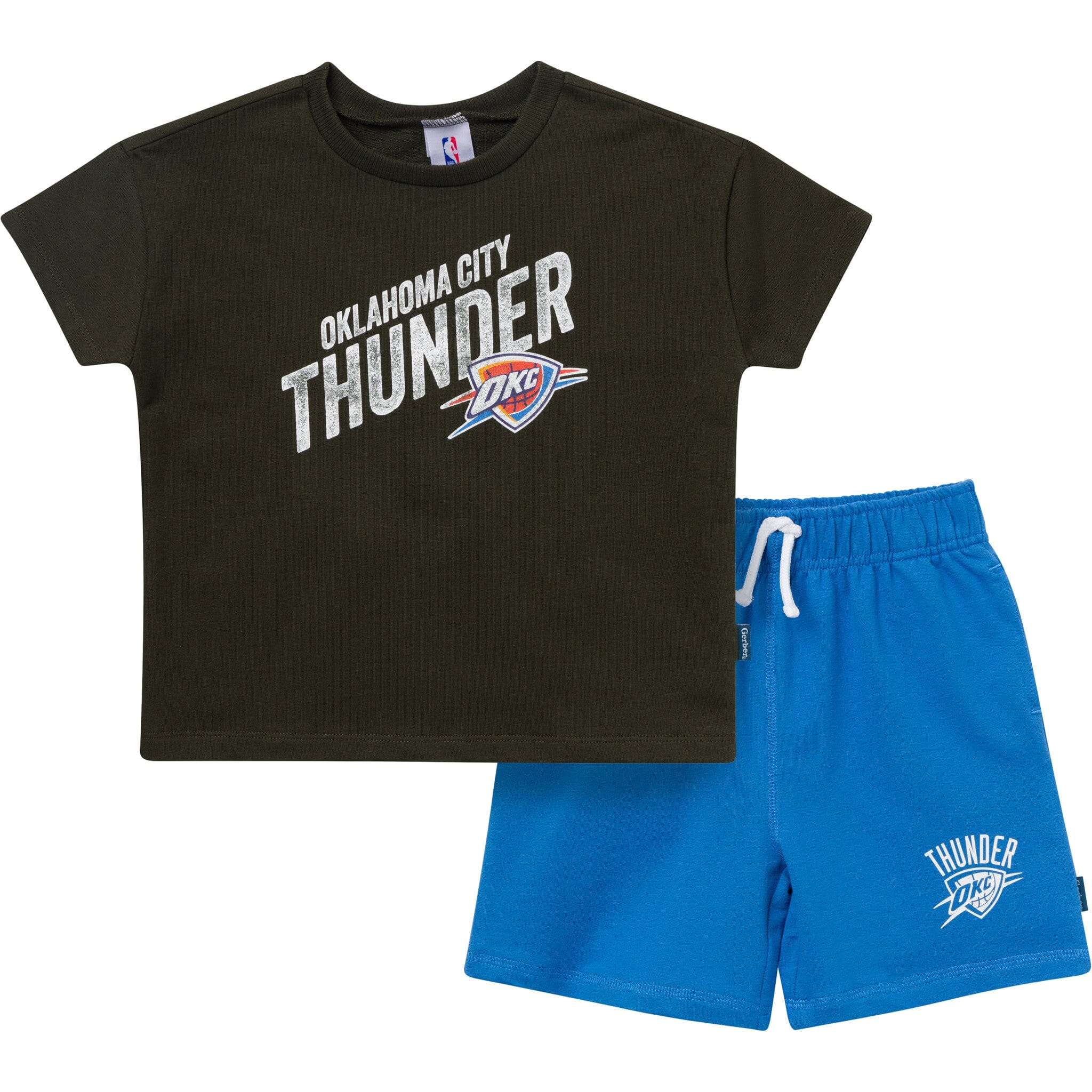 2-Piece Infant & Toddler Boys Oklahoma City Thunder T-Shirt & Shorts Set