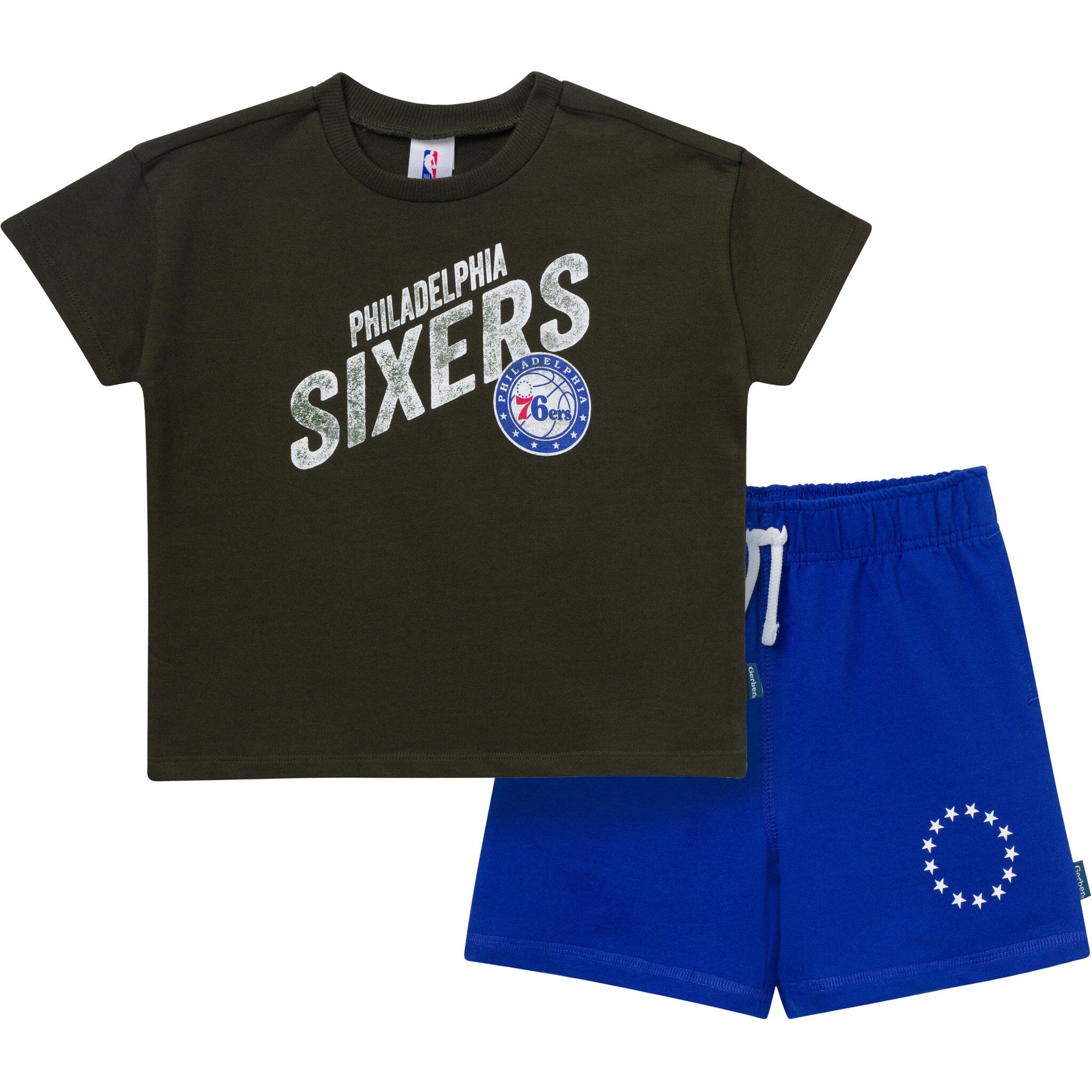 2-Piece Infant & Toddler Boys Philadelphia 76ers T-Shirt & Shorts Set