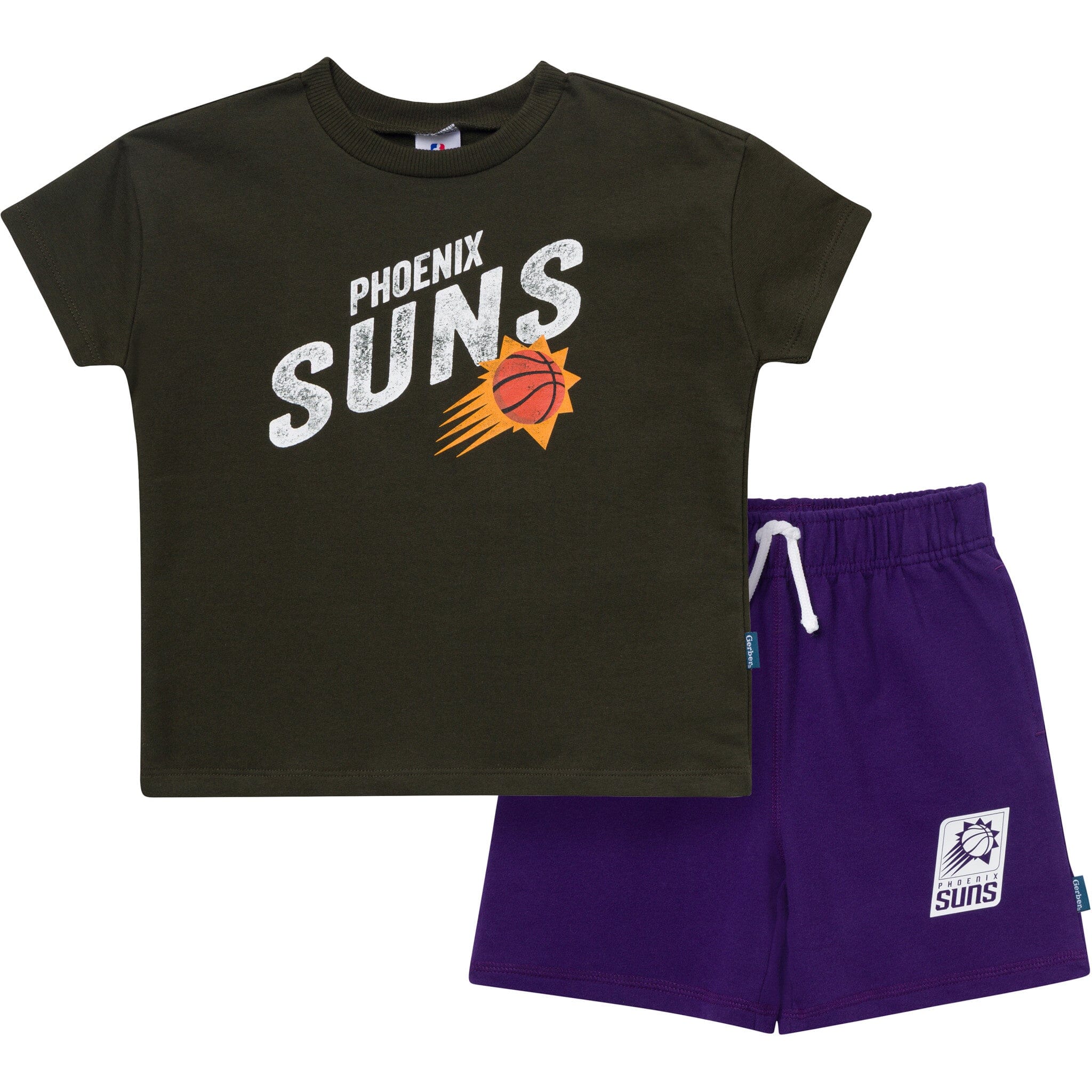 2-Piece Infant & Toddler Boys Phoenix Suns T-Shirt & Shorts Set