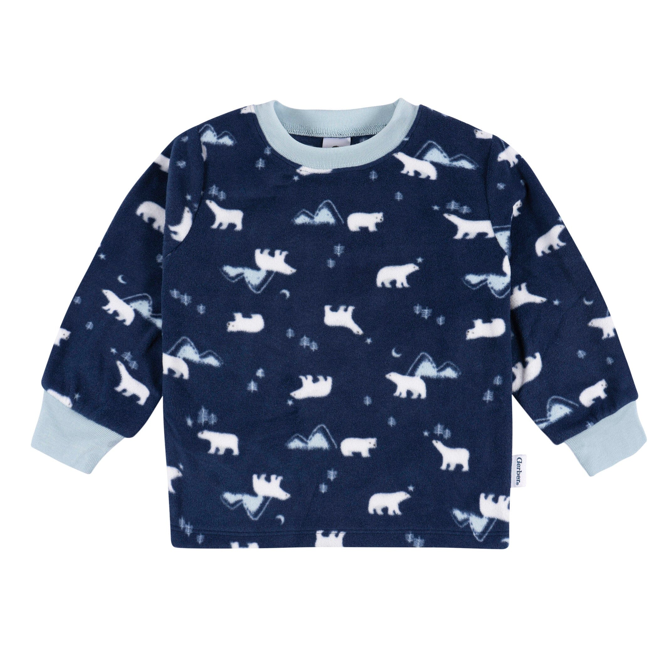 2-Piece Infant & Toddler Boys Polar Bears Fleece Pajamas - Image 2