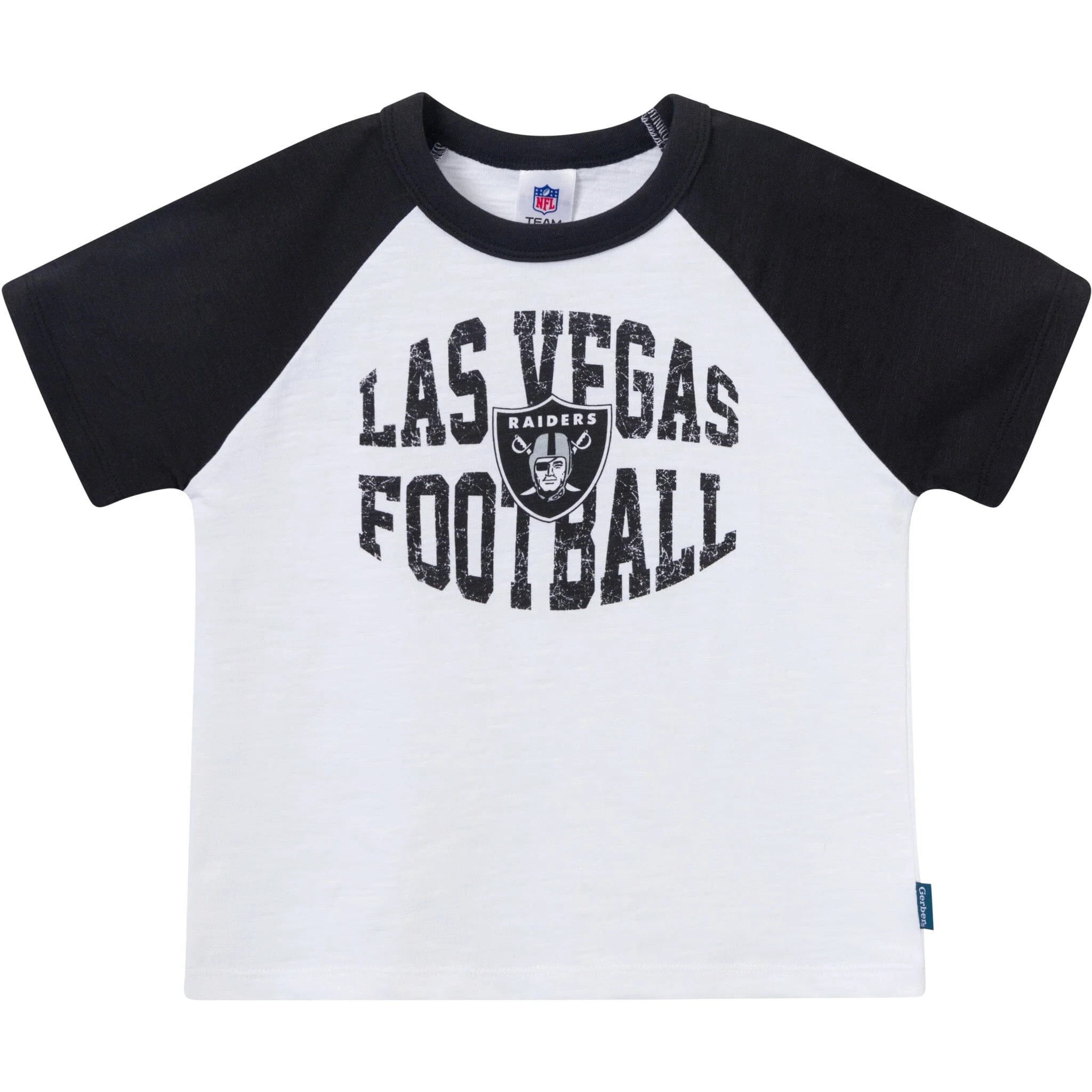 2-Piece Infant & Toddler Boys Las Vegas Raiders T-Shirt and Shorts Set - Image 2