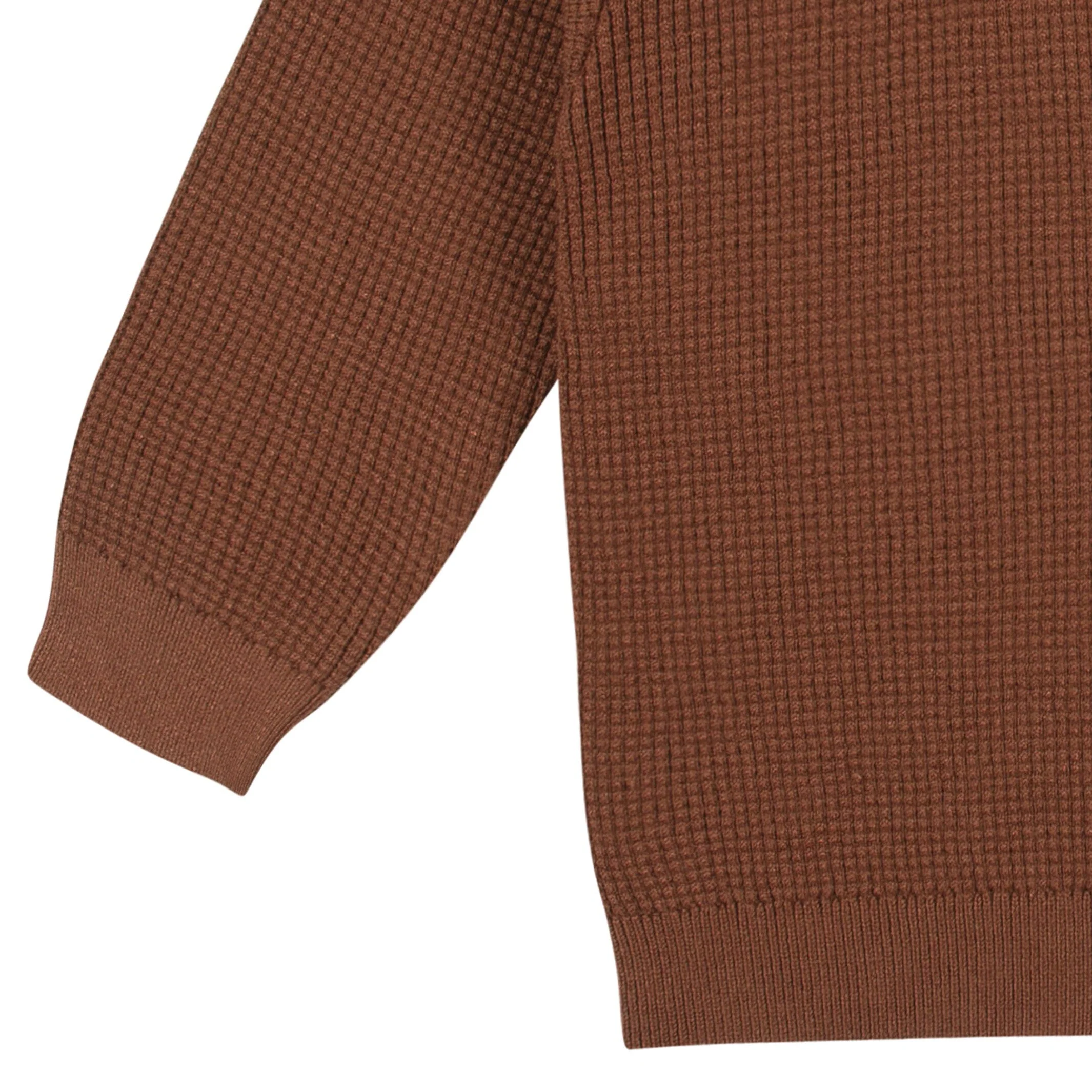 2-Piece Infant and Toddler Boys Rust Sweater Knit Set - Image 4