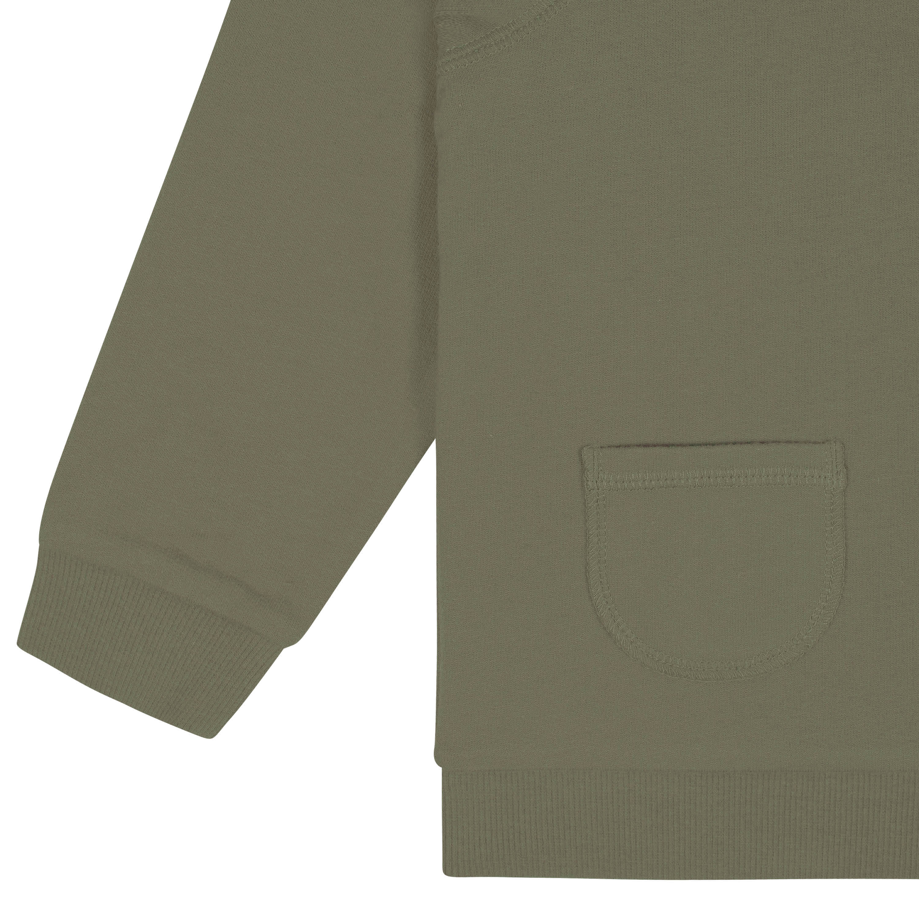 2-Piece Infant Boys Sage Green French Terry Pullover & Jogger Set, 12M - Image 3