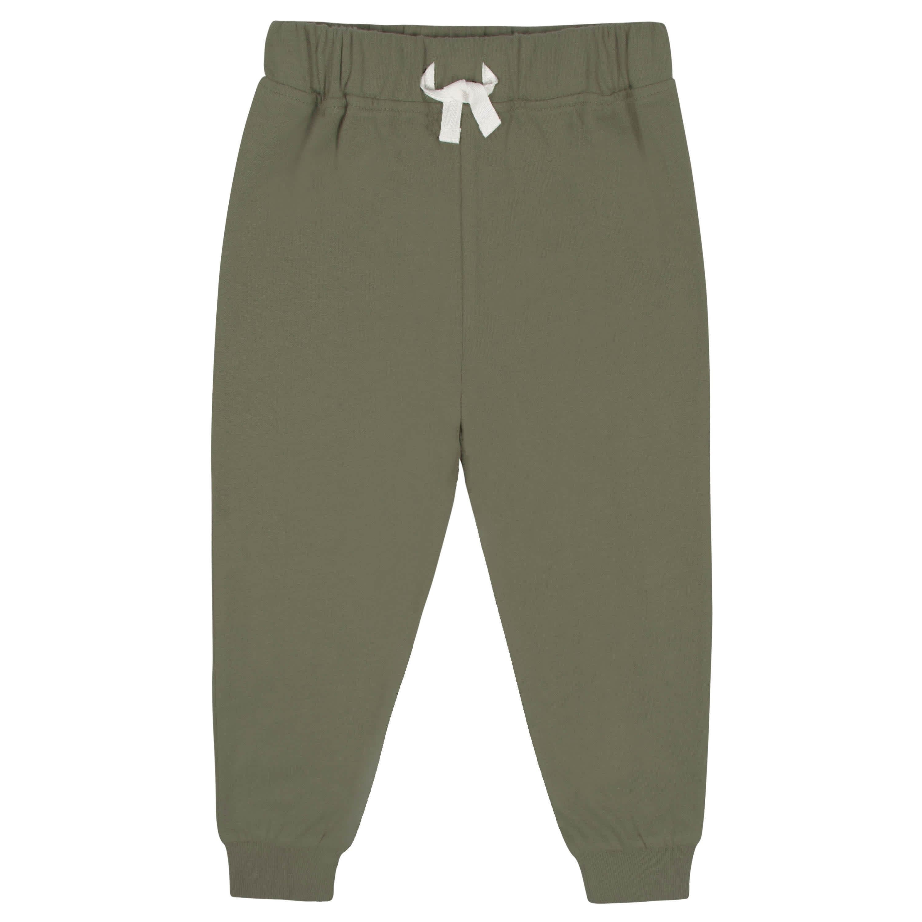 2-Piece Infant Boys Sage Green French Terry Pullover & Jogger Set, 12M - Image 4