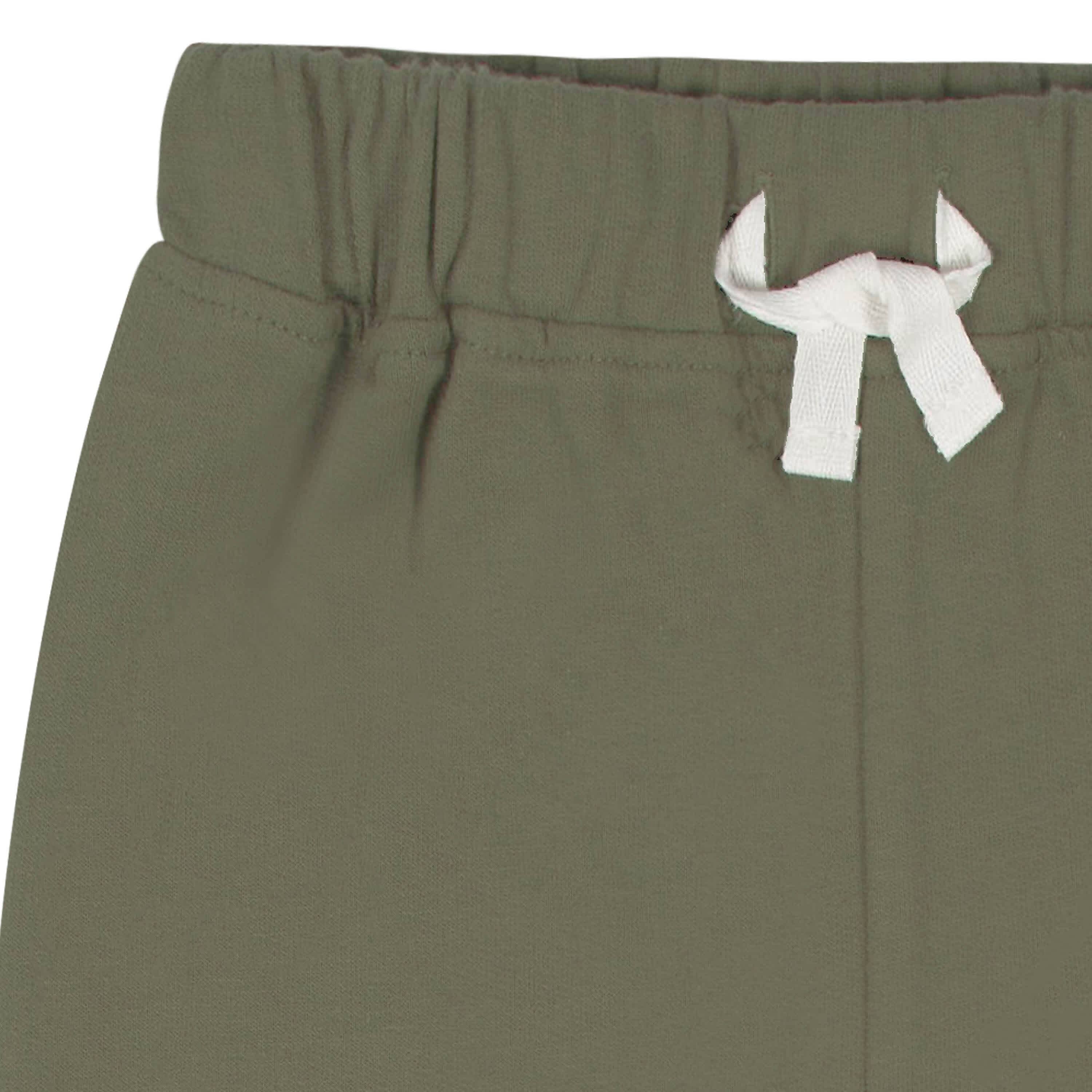 2-Piece Infant Boys Sage Green French Terry Pullover & Jogger Set, 12M - Image 5