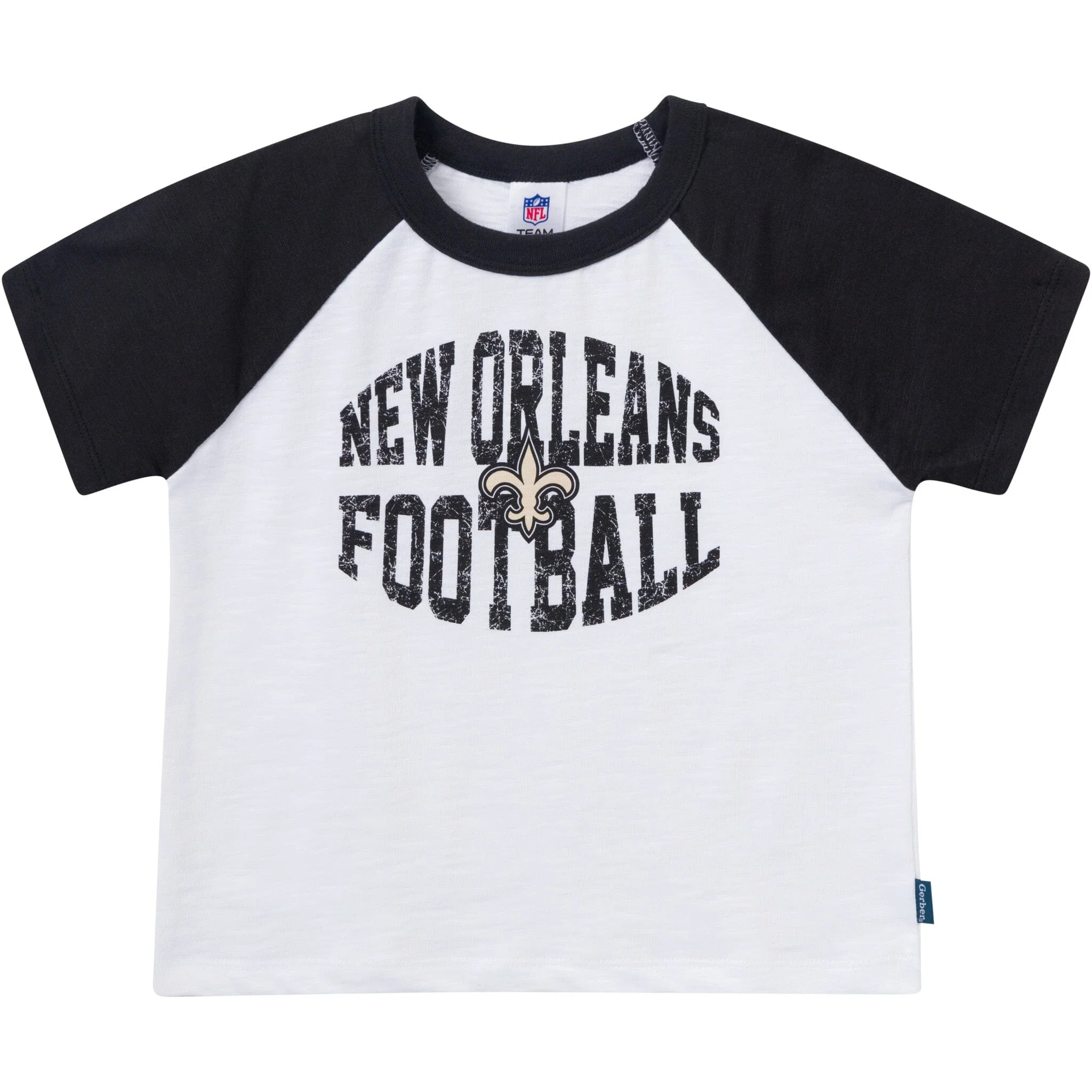 2-Piece Infant & Toddler Boys New Orleans Saints T-Shirt and Shorts Set - Image 2