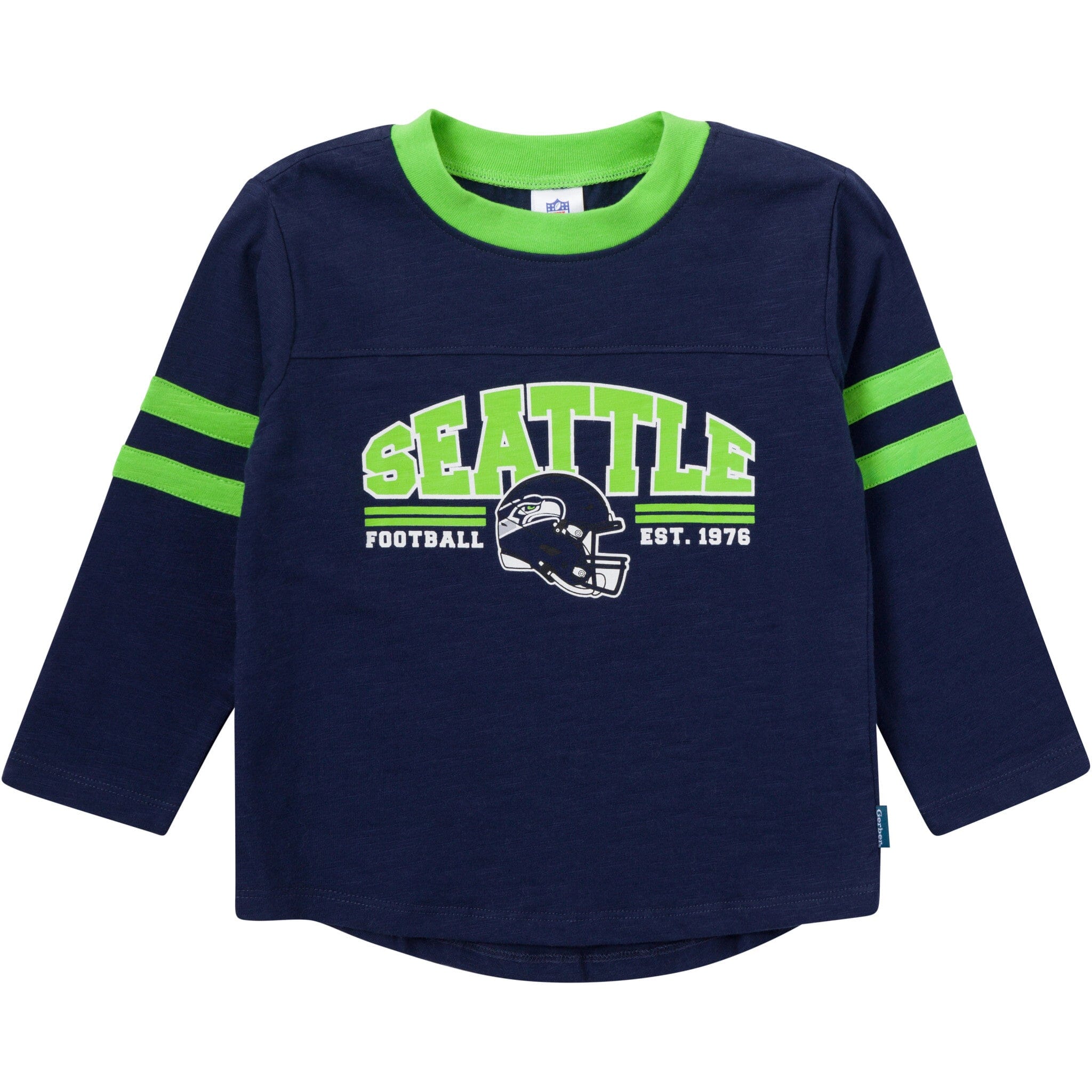 2-Piece Infant & Toddler Boys Seattle Seahawks Shirt and Sweatpant Set - Image 2