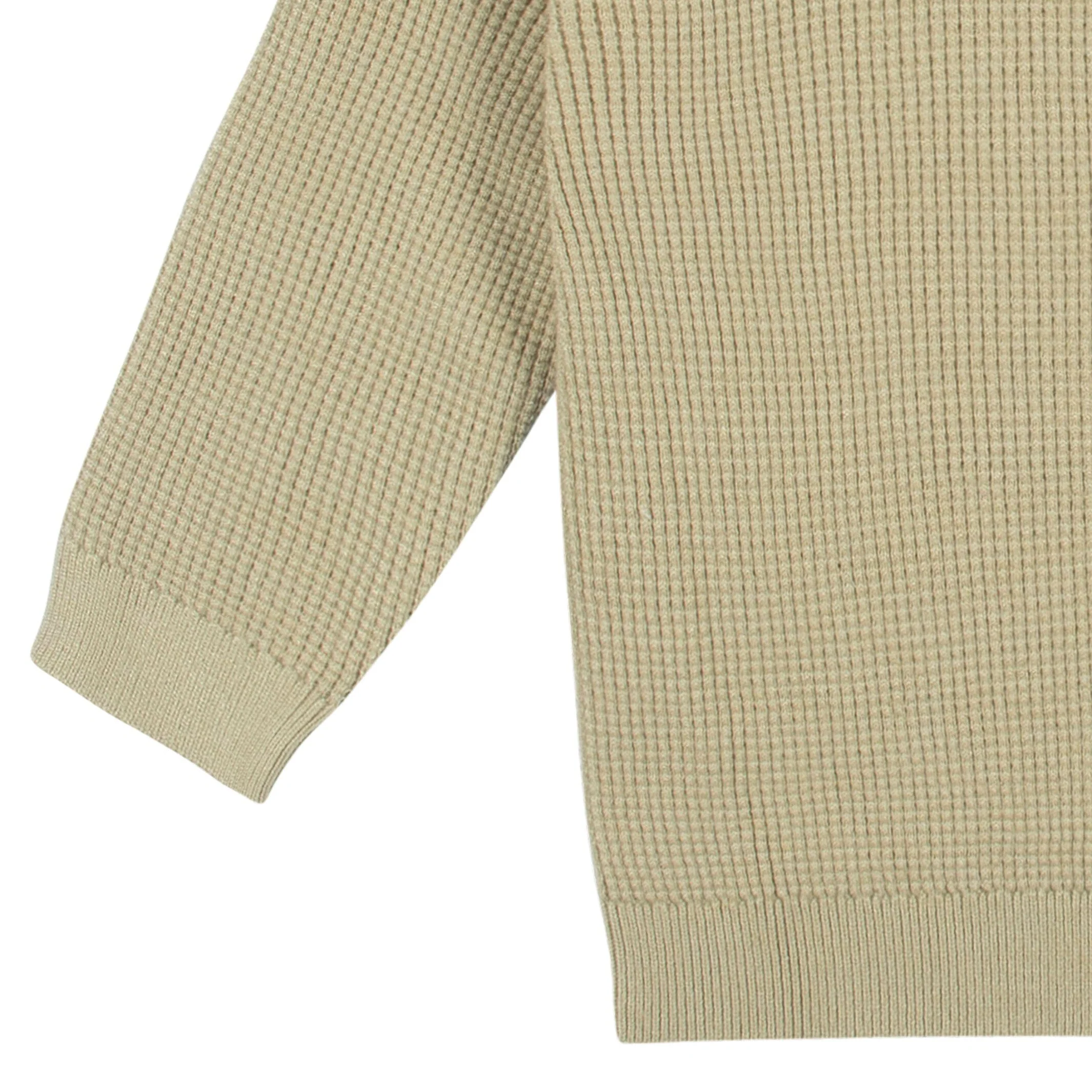 2-Piece Infant and Toddler Boys Tan Sweater Knit Set - Image 4