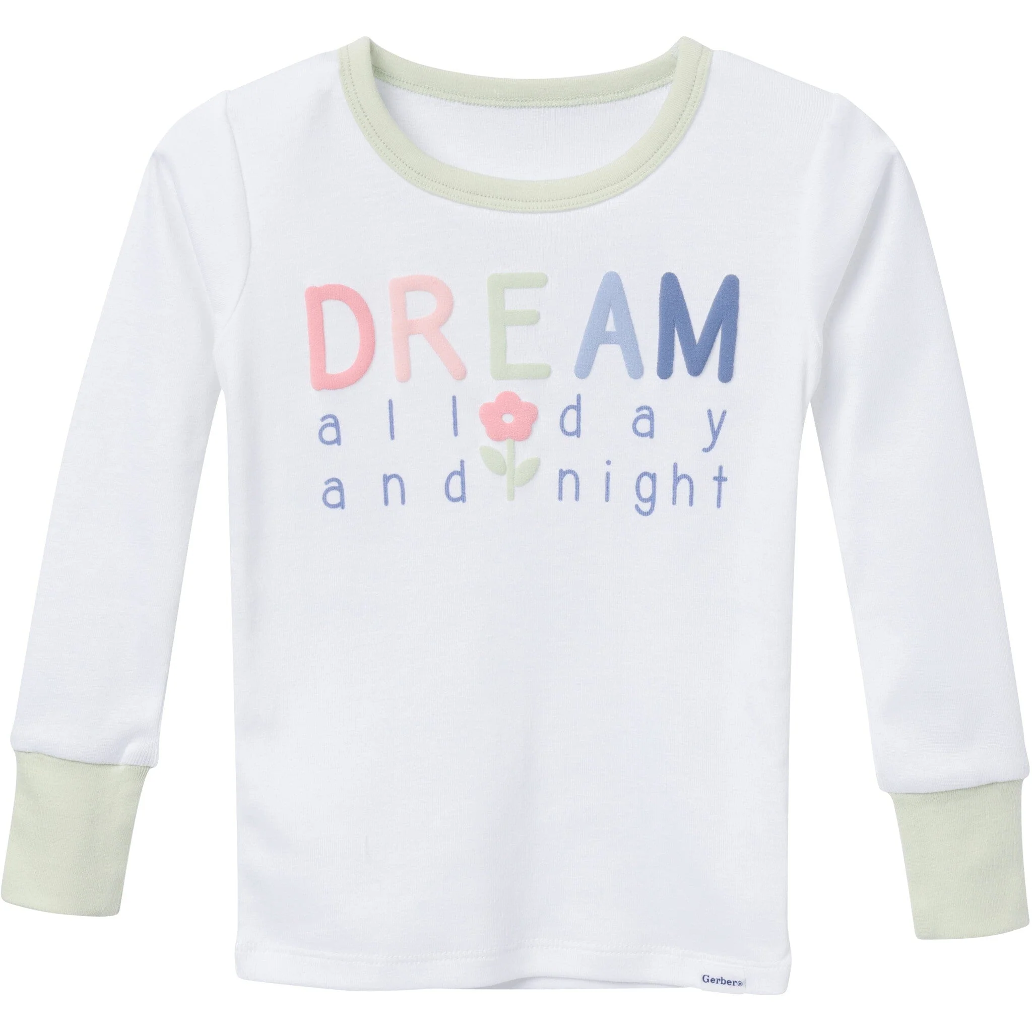 2-Piece Infant & Toddler Girls Ditsy Floral Long Sleeve Pajama Set - Image 2
