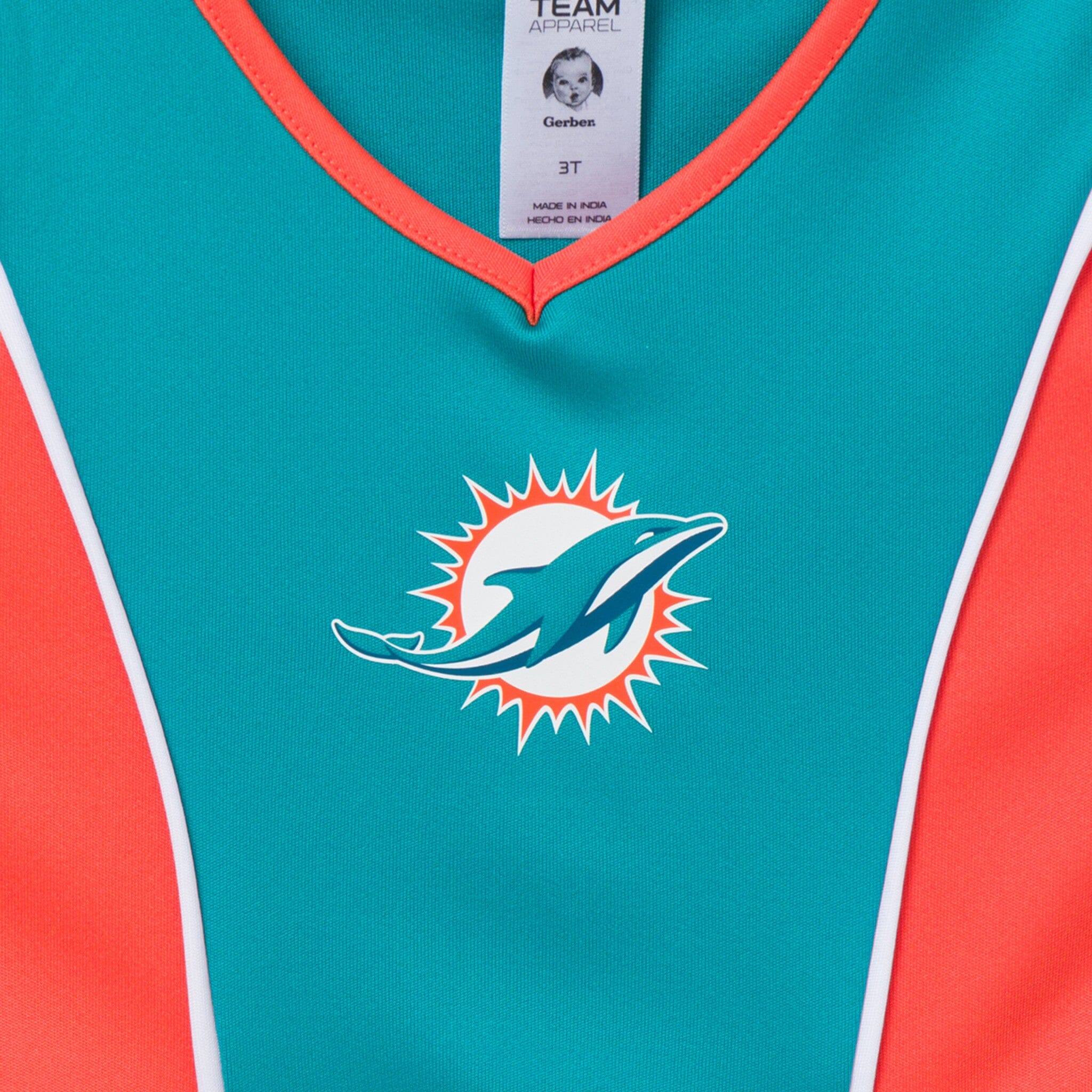 2-Piece Infant & Toddler Girls Miami Dolphins Cheer Dress Set - Image 3