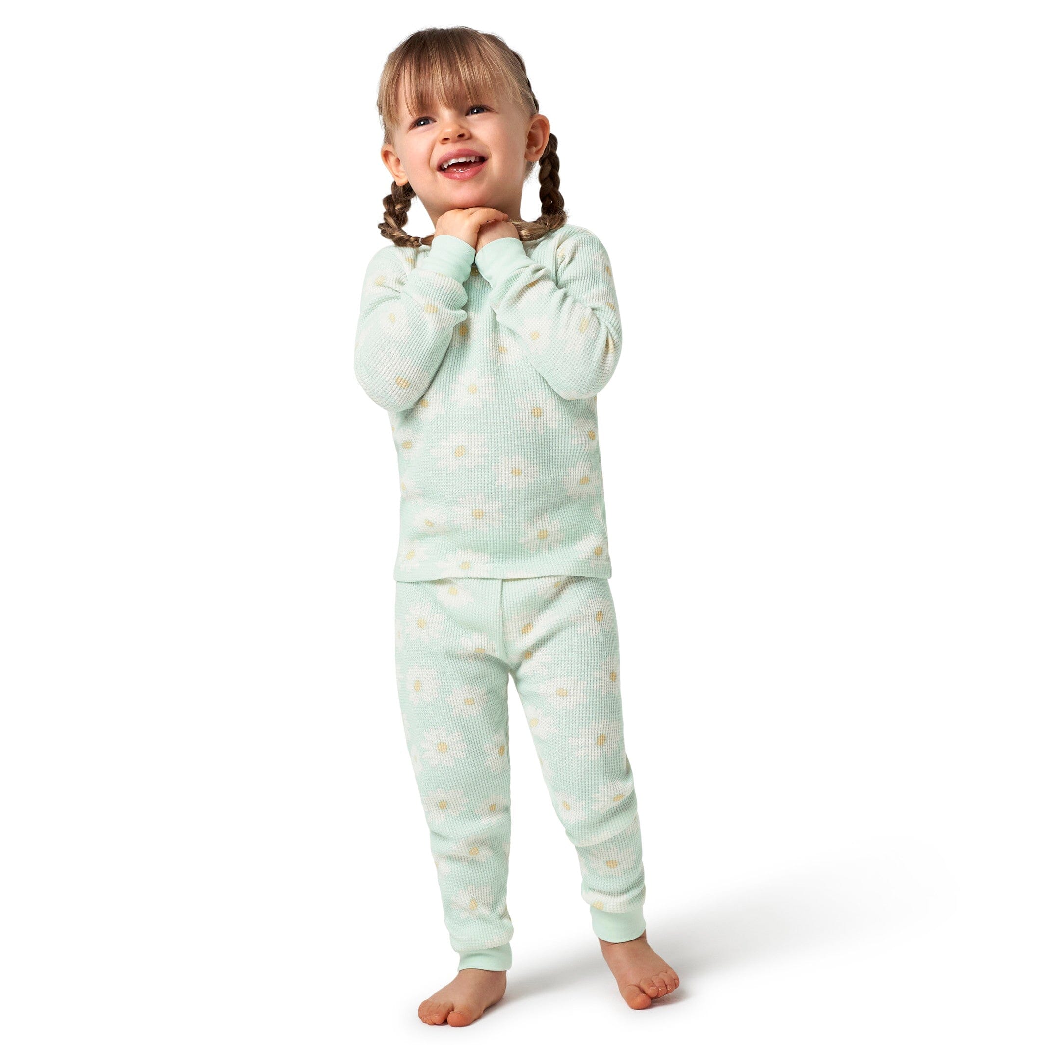 2-Piece Infant & Toddler Girls Daisies Snug Fit Pajama Set - Image 2