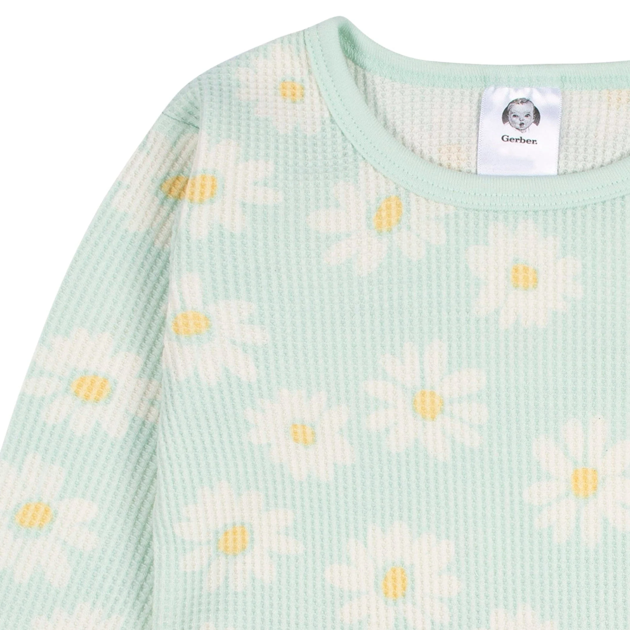 2-Piece Infant & Toddler Girls Daisies Snug Fit Pajama Set - Image 5