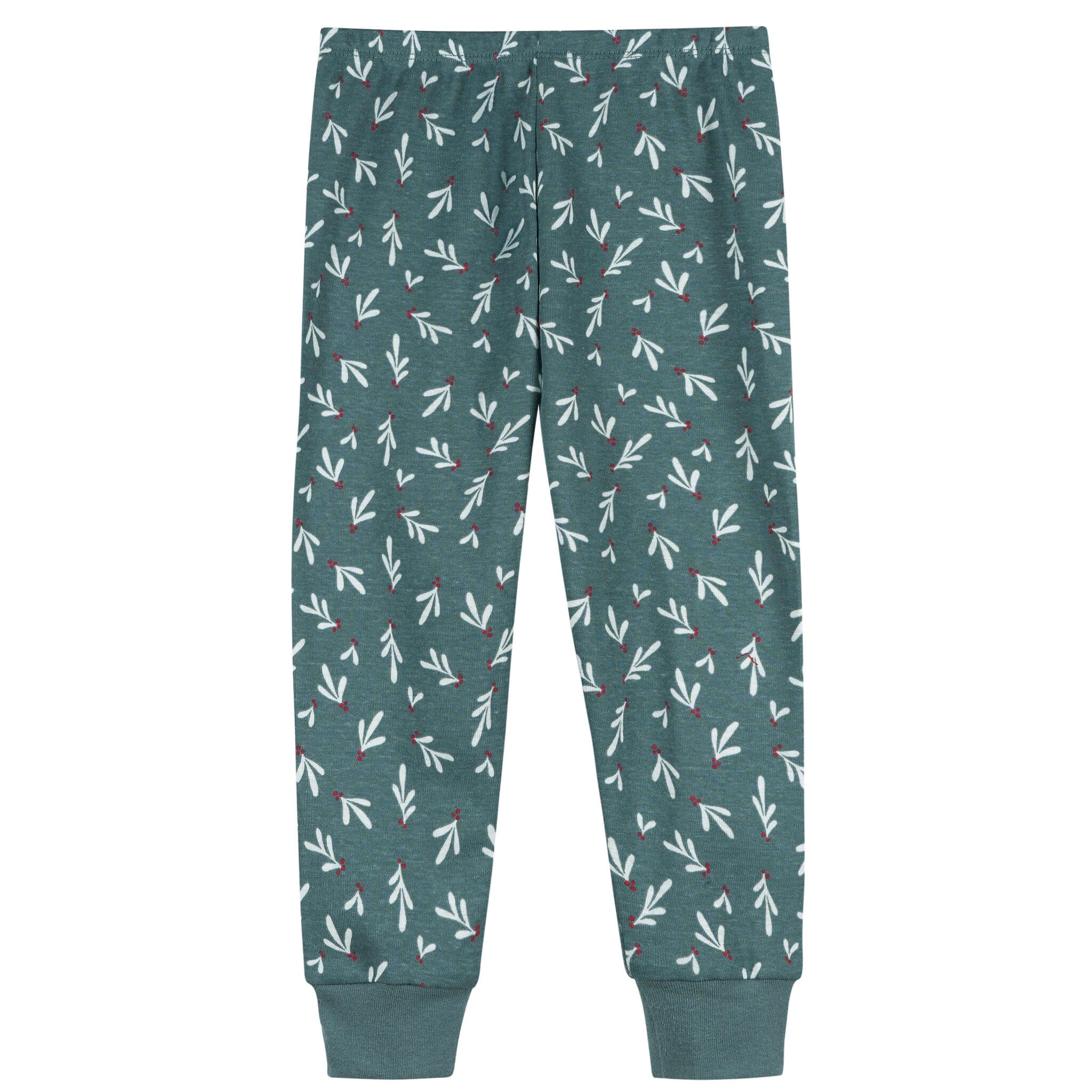 2-Piece Infant & Toddler Girls Mistletoe Snug Fit Pajama Set - Image 6