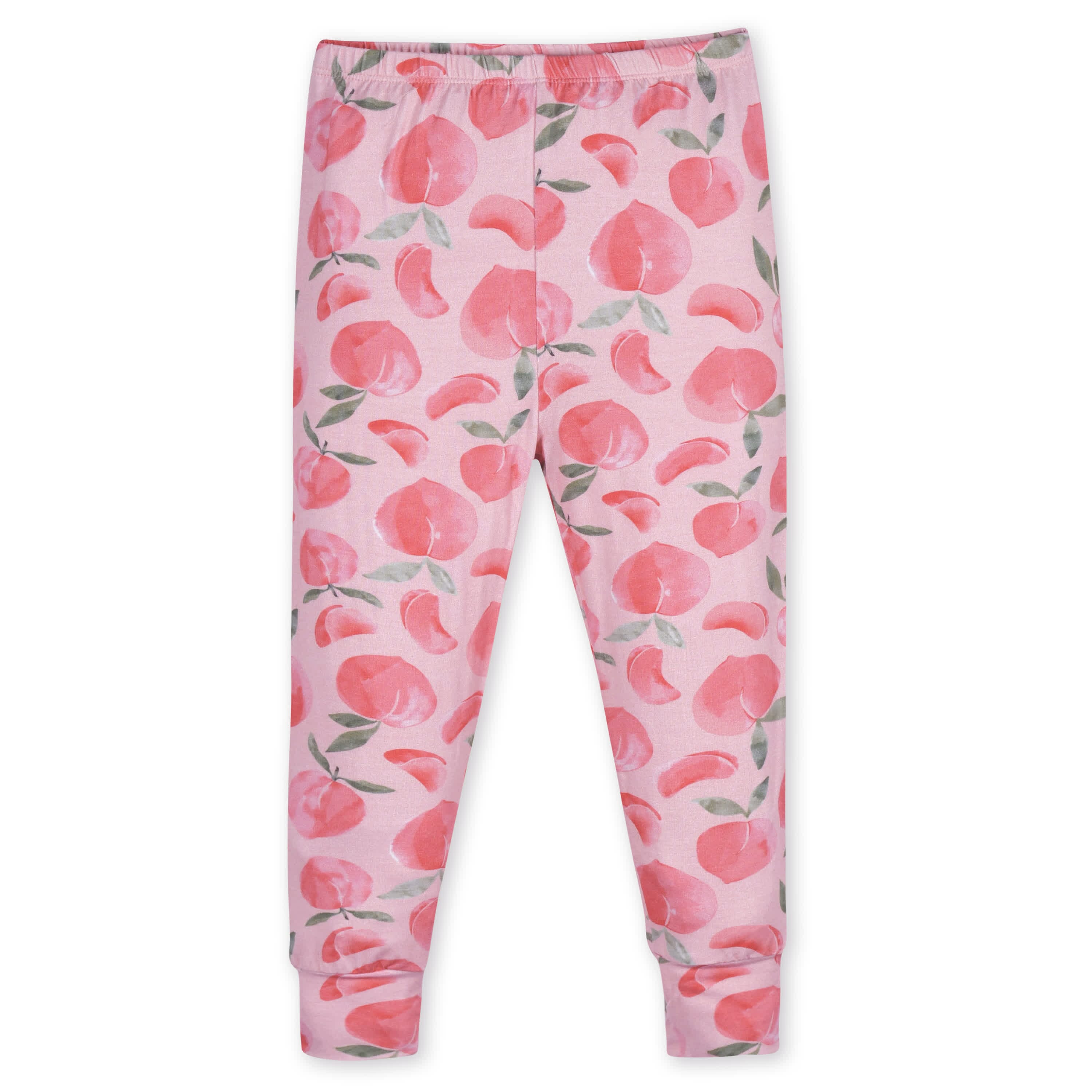 2-Piece Infant & Toddler Girls Just Peachy Buttery Soft Viscose Made from Eucalyptus Snug Fit Pajamas - Image 5