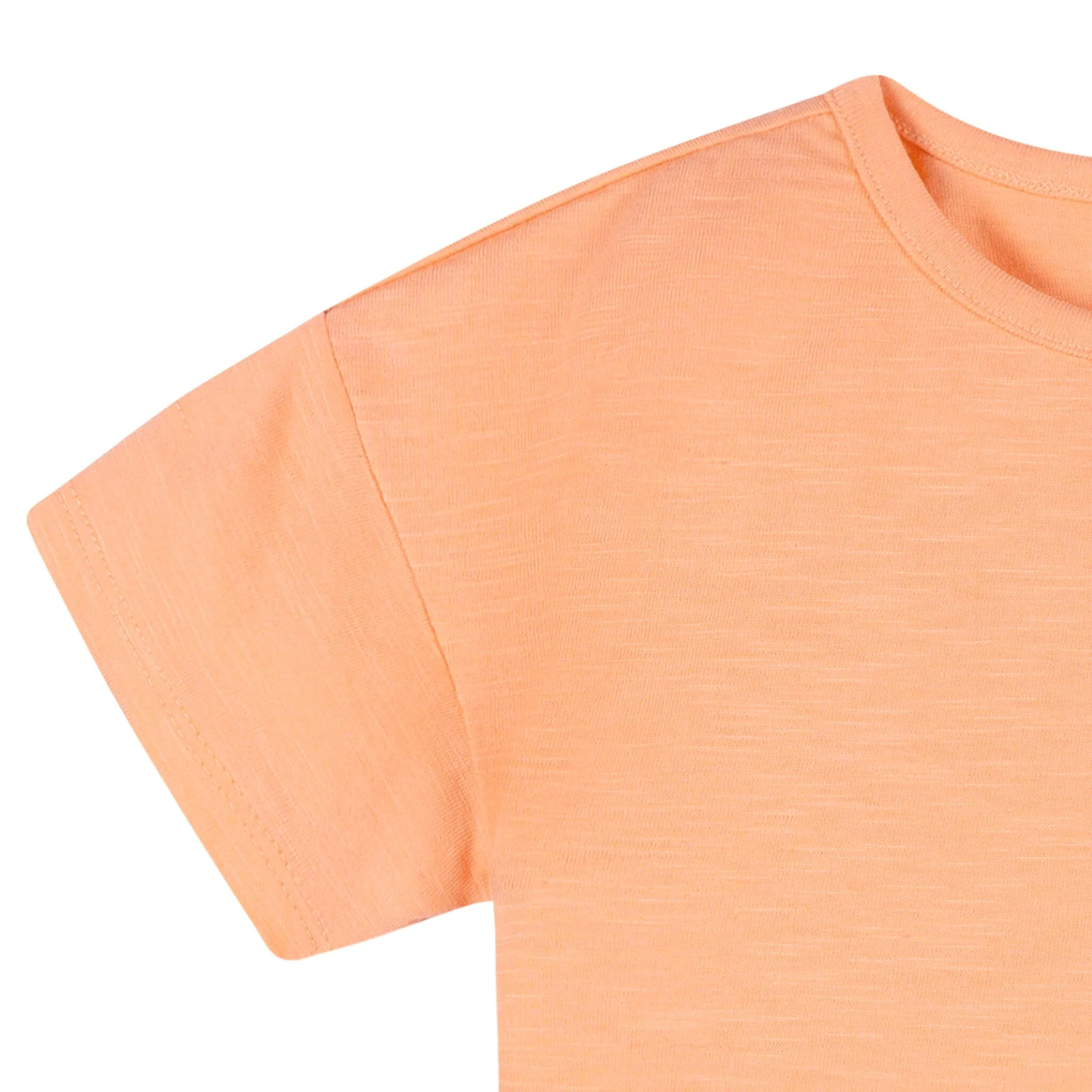 2-Piece Infant & Toddler Girls Seahorse Pocket Tee and Shorts Set - Image 3