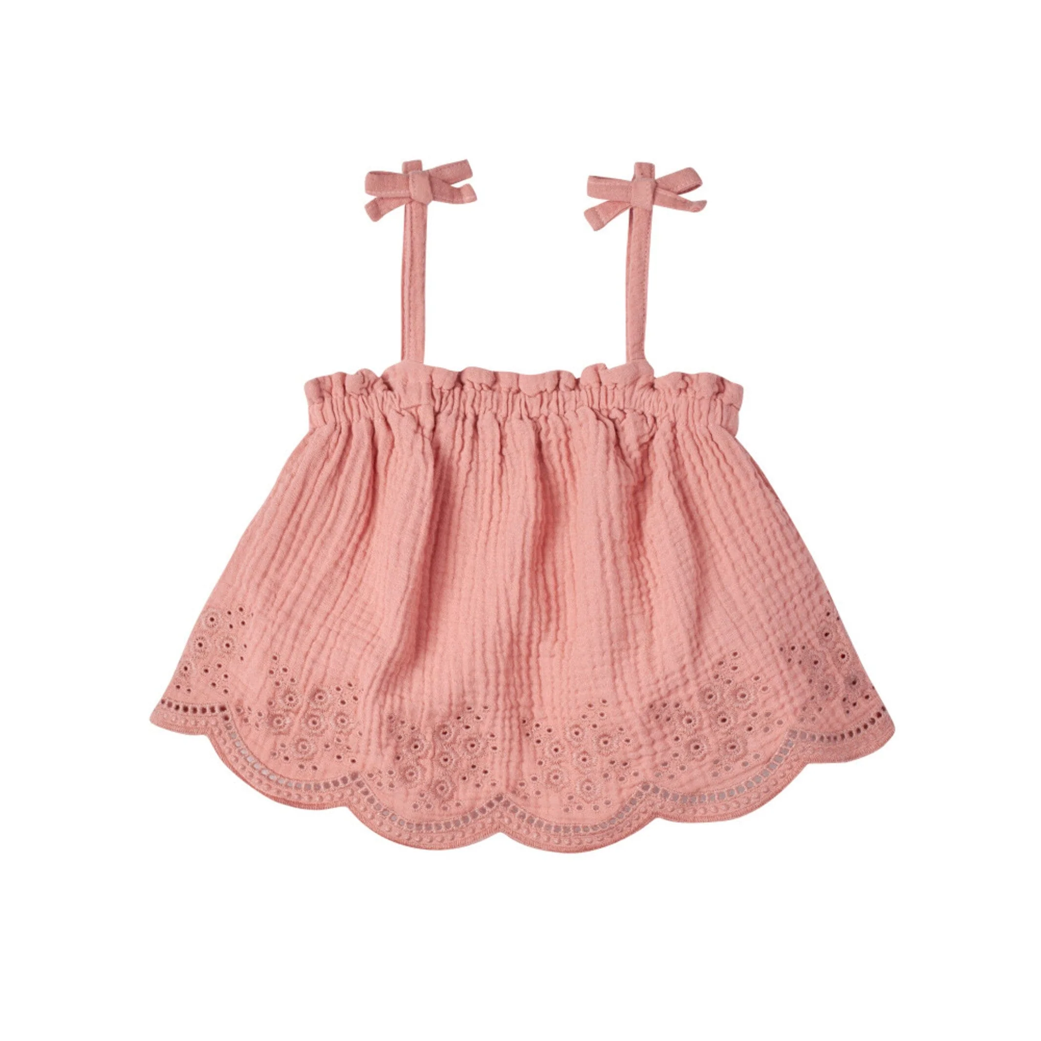 2-Piece Infant & Toddler Girls Pink Top & Short Set - Image 3