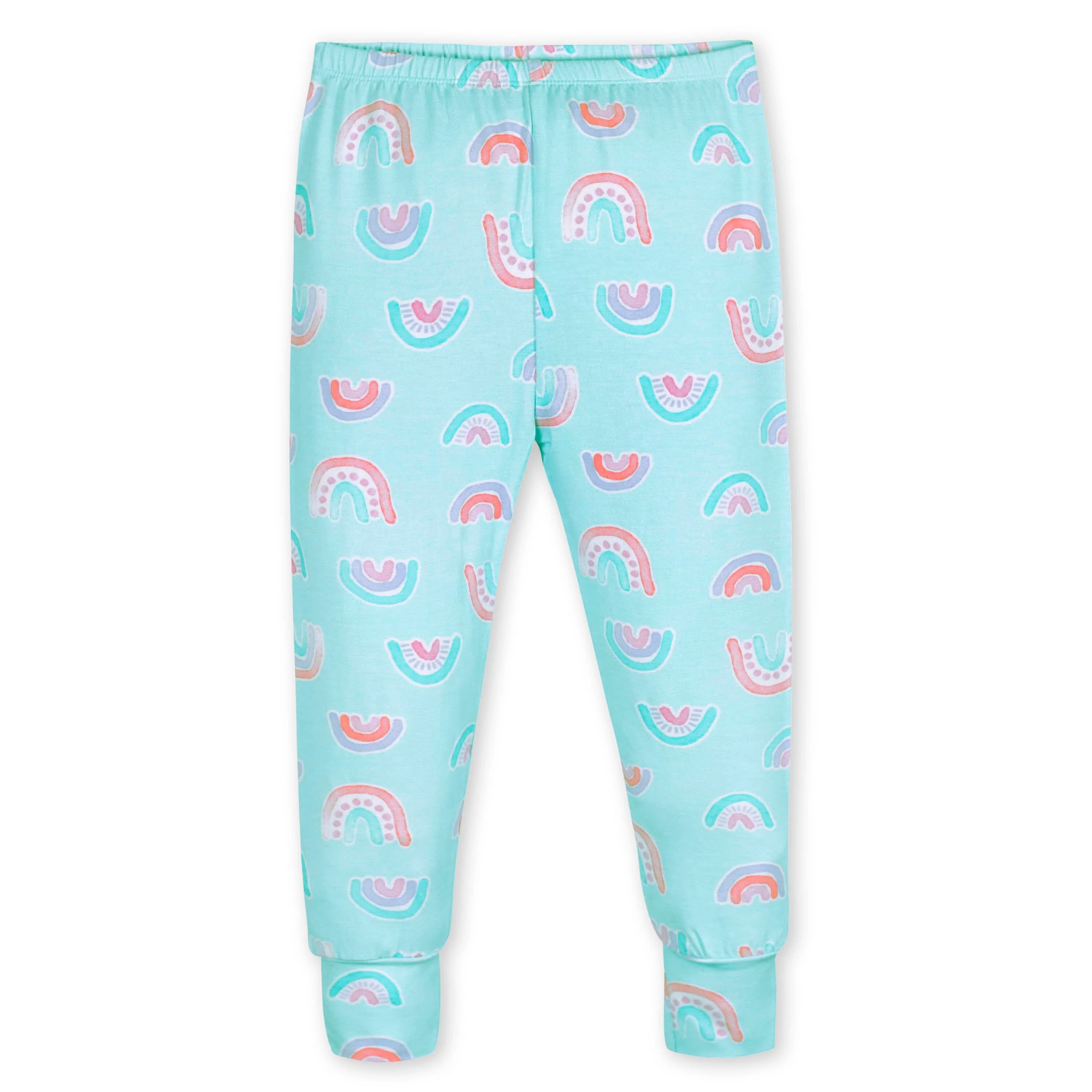 2-Piece Infant & Toddler Rainbow Sky Buttery Soft Viscose Made from Eucalyptus Snug Fit Pajamas - Image 6