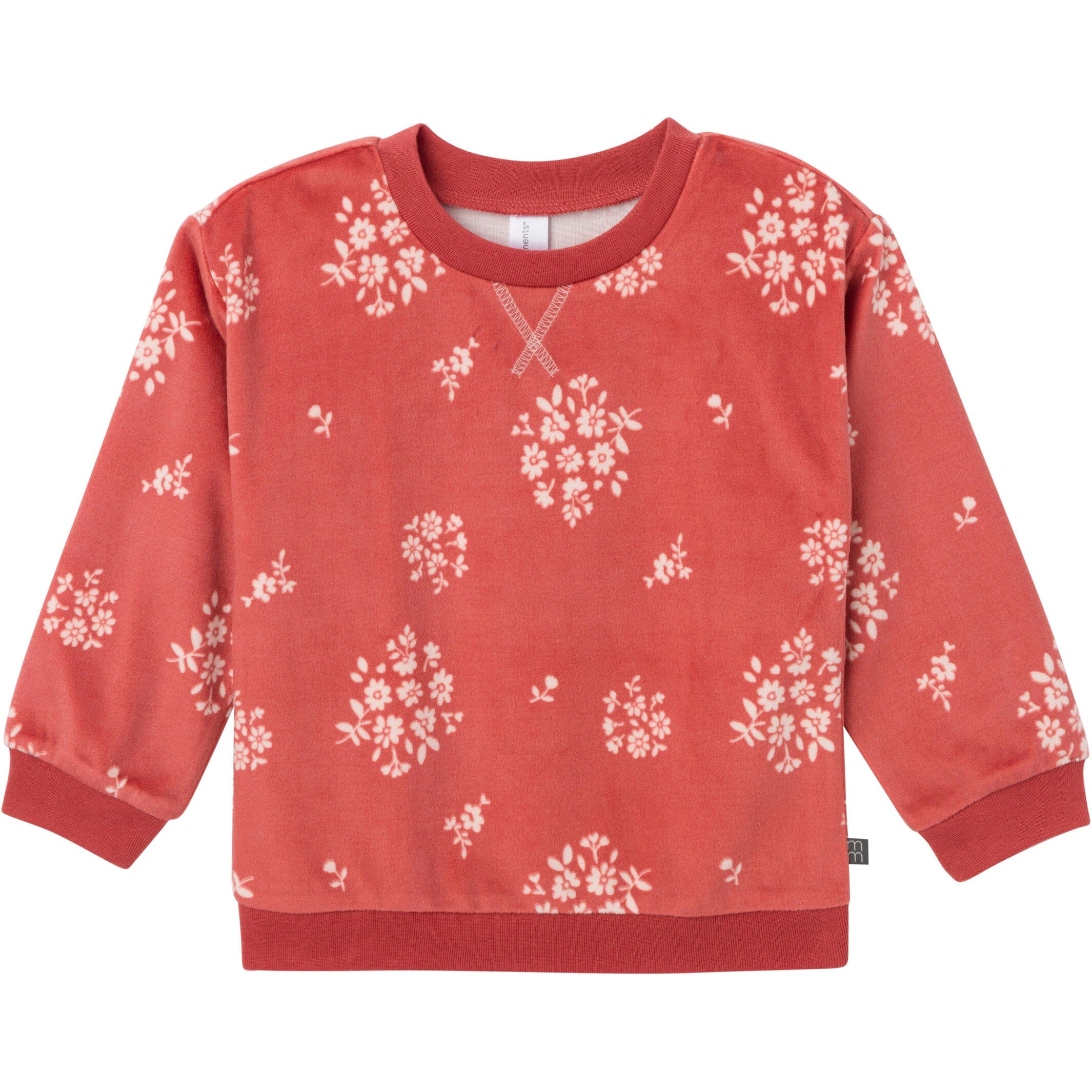 2-Piece Infant & Toddler Girls Red Bouquet Fleece Pajama Set - Image 5