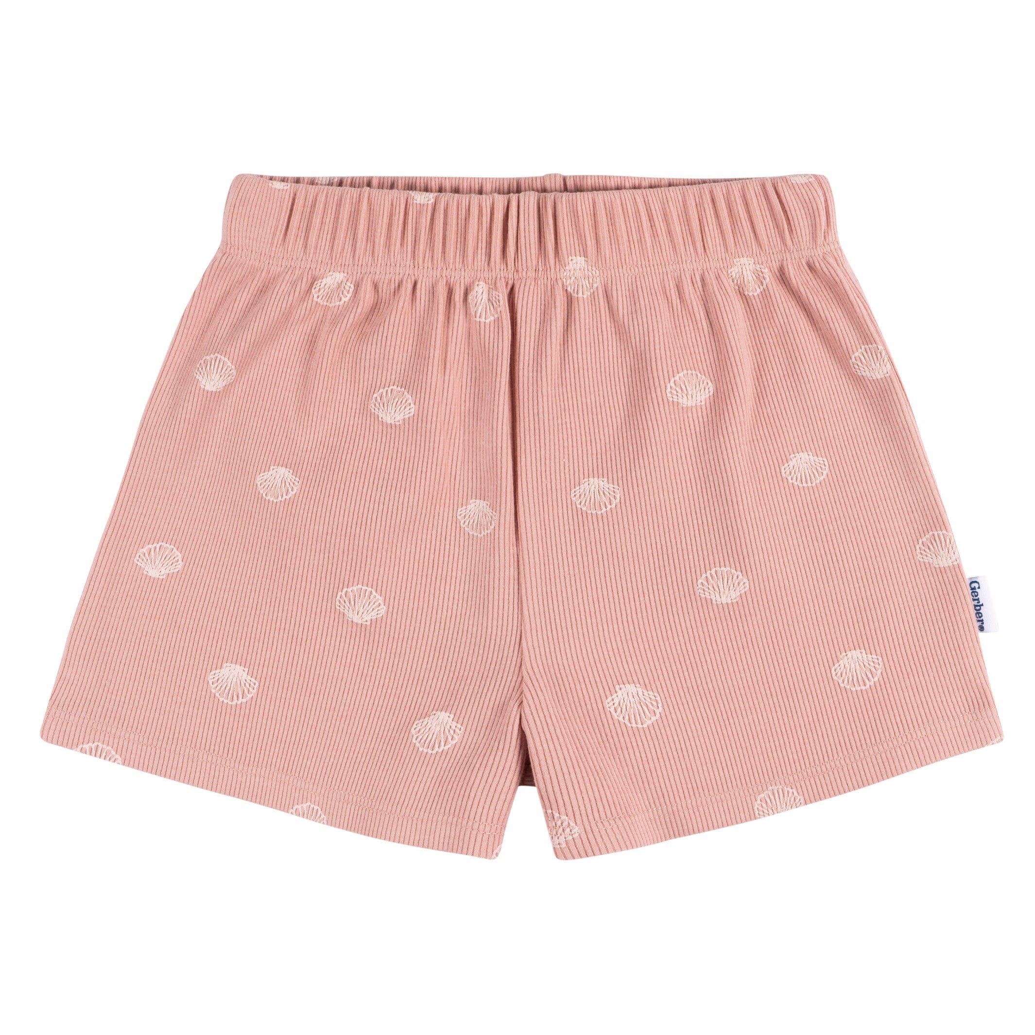 2-Piece Infant and Toddler Girls Seashells Tank Top & Shorts Set - Image 5