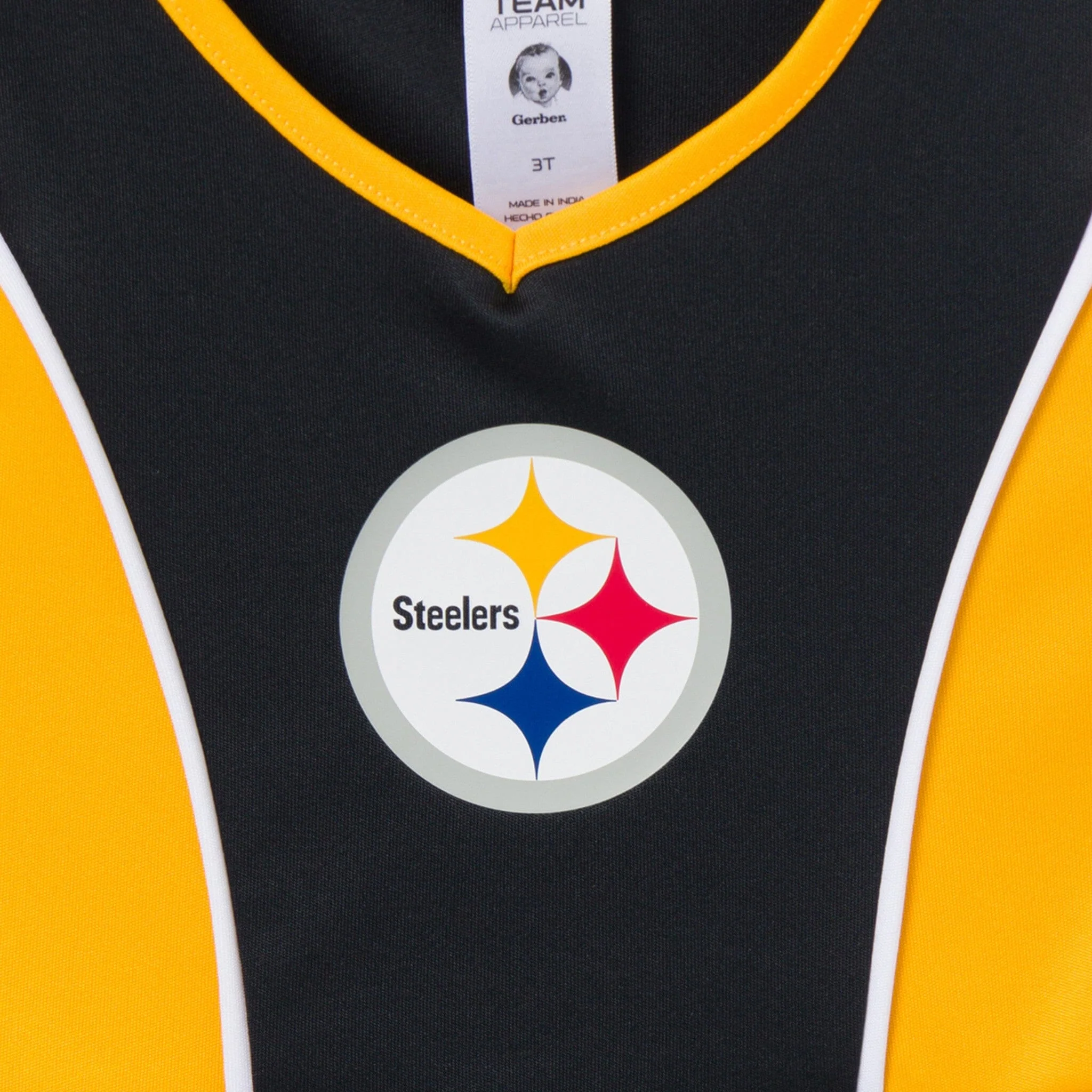 2-Piece Infant & Toddler Girls Pittsburgh Steelers Cheer Dress Set - Image 4