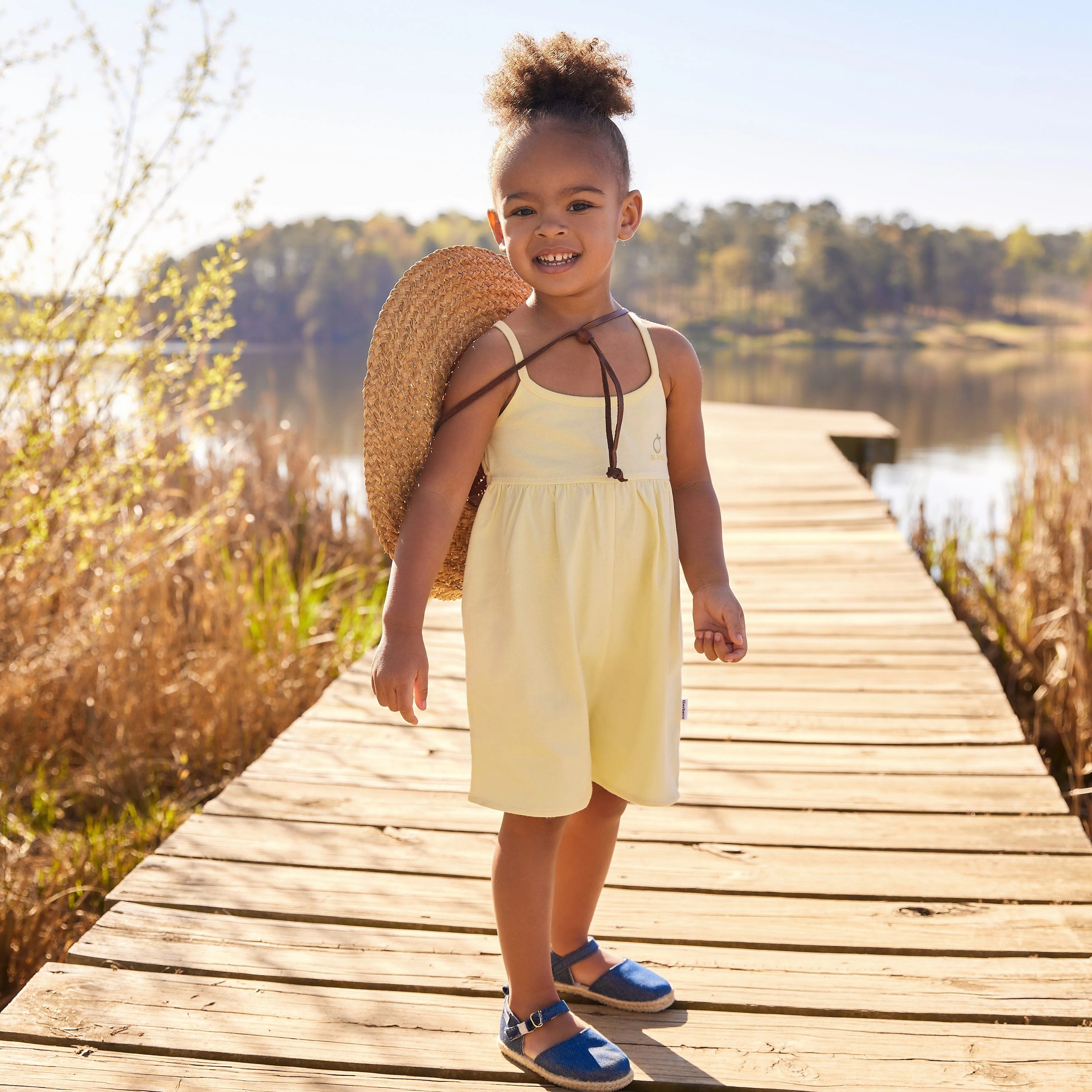 2-Pack Infant and Toddler Girls Yellow & Lemons Rompers - Image 2