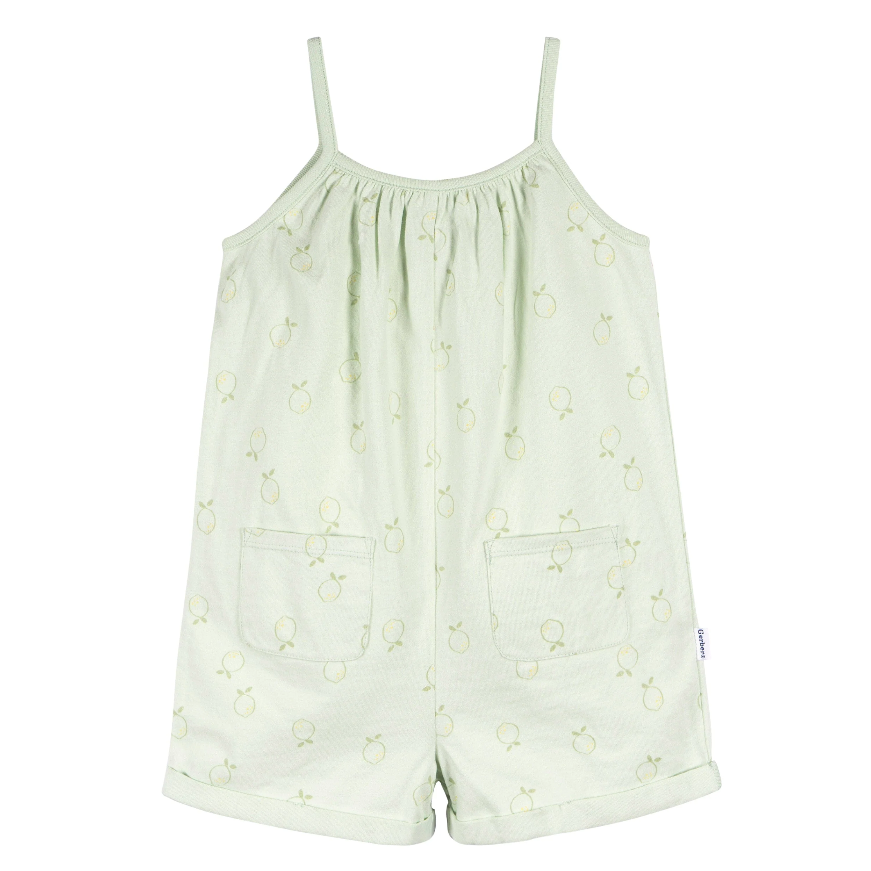 2-Pack Infant and Toddler Girls Yellow & Lemons Rompers - Image 5