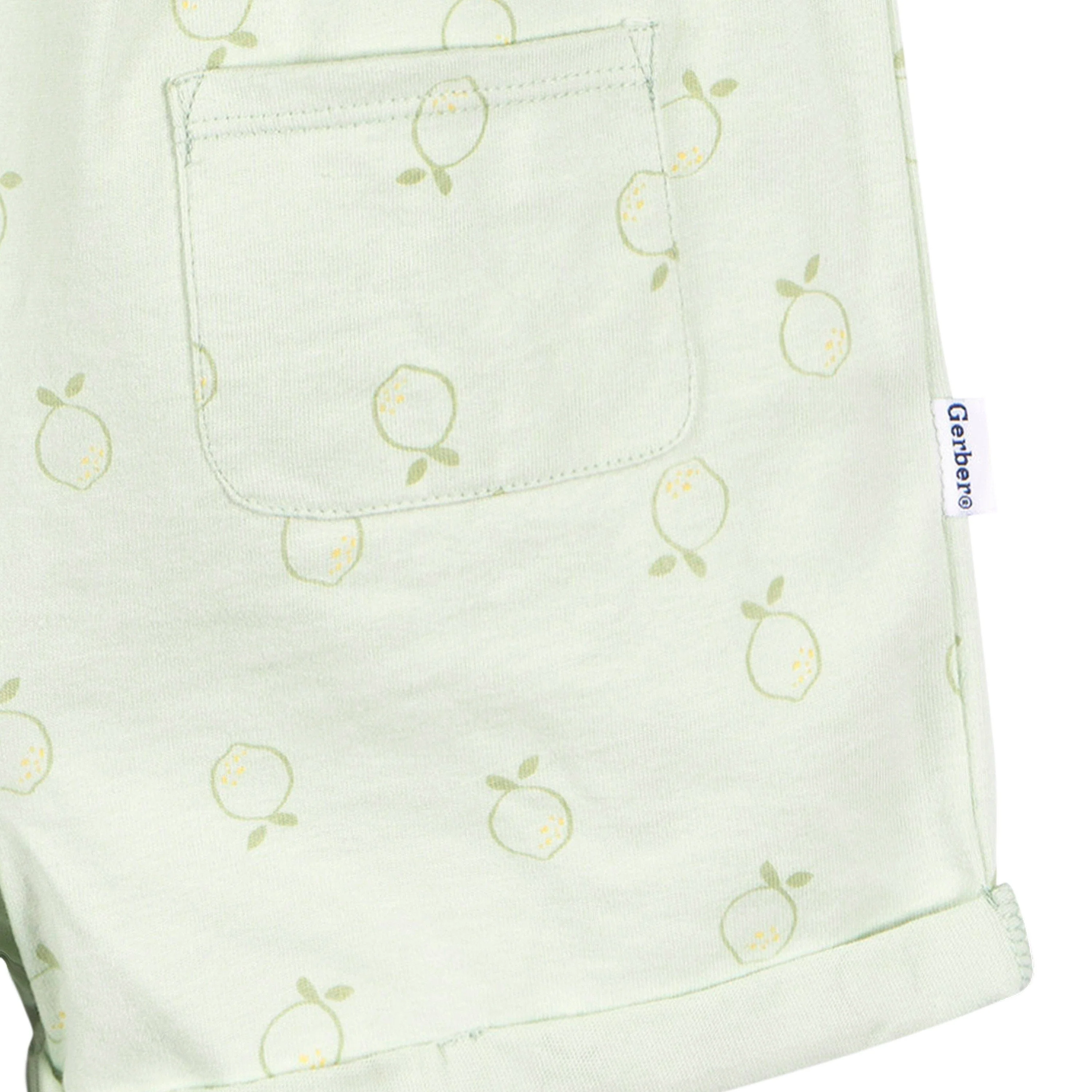 2-Pack Infant and Toddler Girls Yellow & Lemons Rompers - Image 6