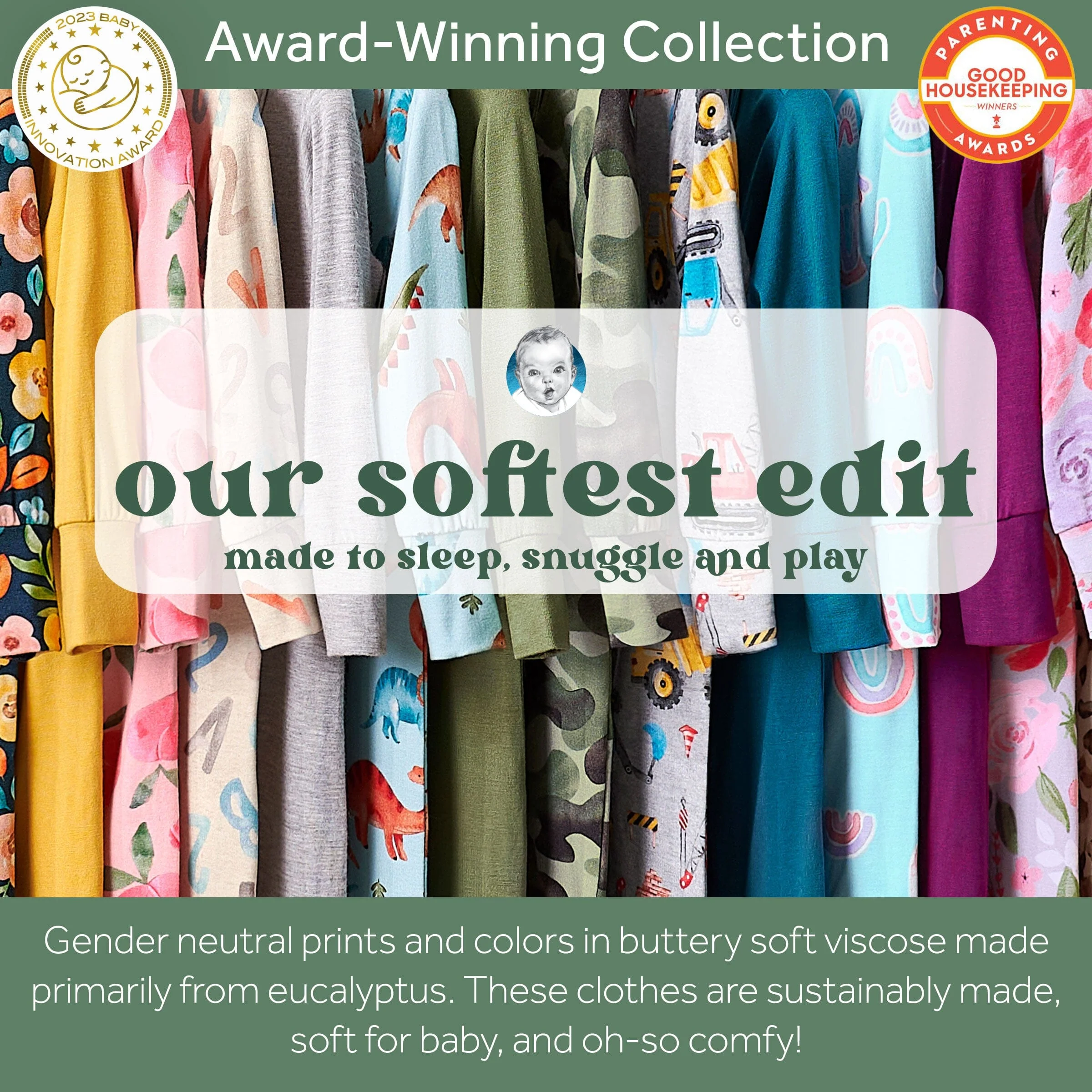 2-Piece Infant & Toddler Outer Space Buttery Soft Viscose Made from Eucalyptus Snug Fit Pajamas - Image 11