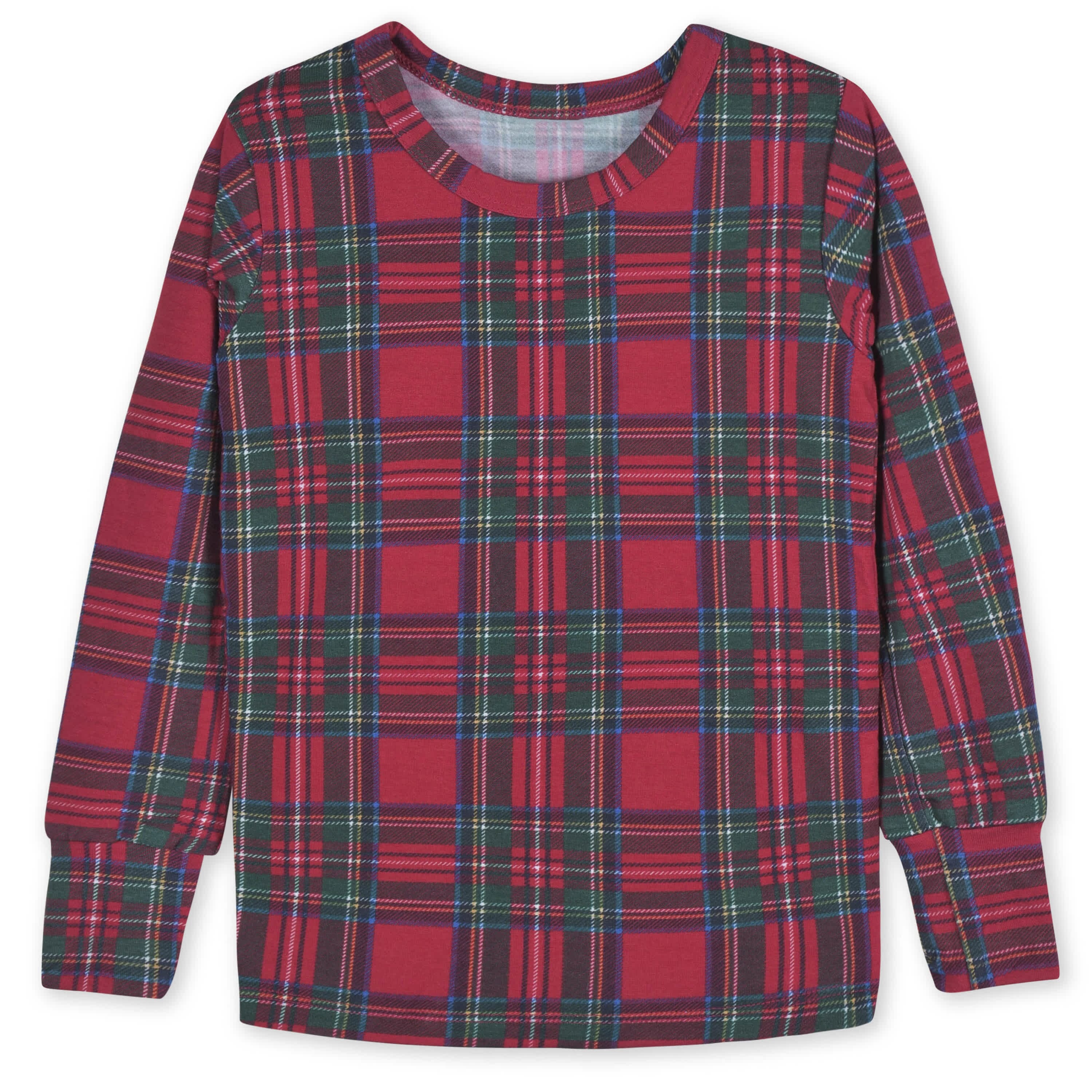 2-Piece Infant & Toddler Plaid About You Buttery Soft Viscose Made from Eucalyptus Snug Fit Holiday Pajamas - Image 6