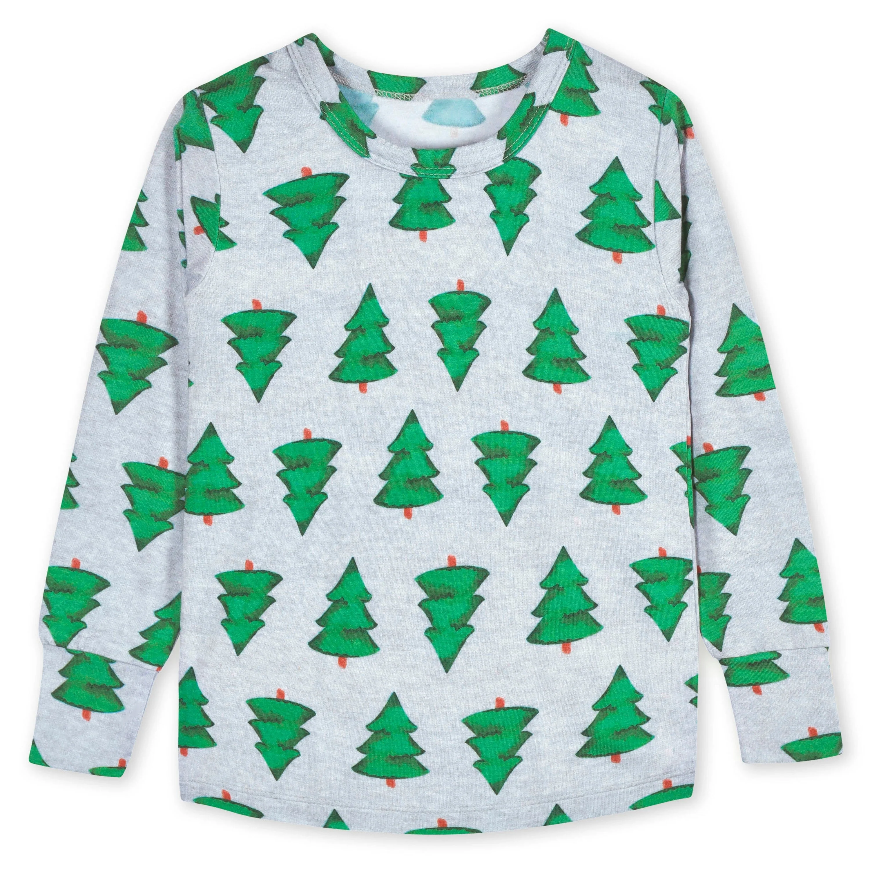 2-Piece Infant & Toddler Spruce Buttery Soft Viscose Made from Eucalyptus Snug Fit Holiday Pajamas - Image 4